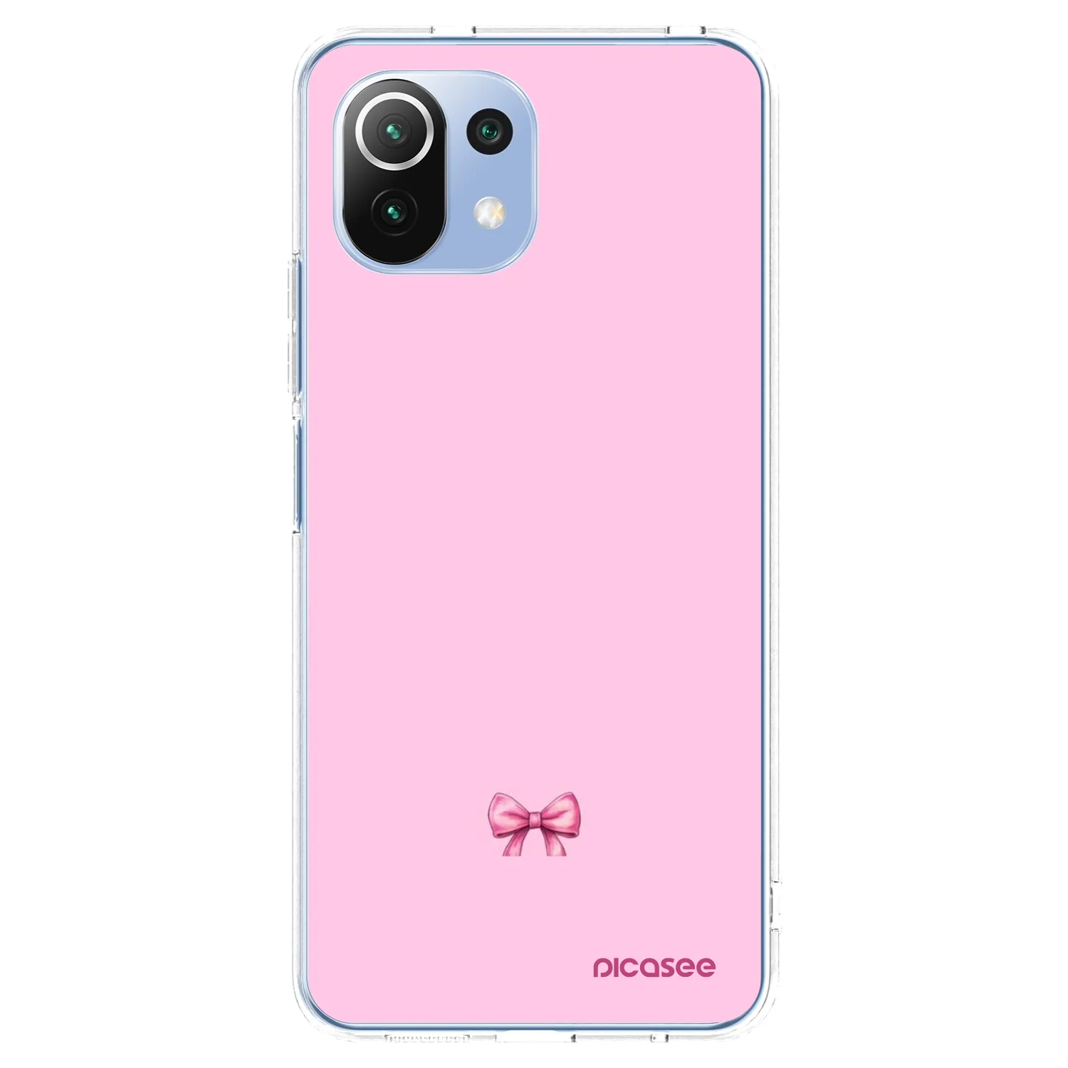 Picasee husă transparentă din silicon pentru Xiaomi 11 Lite 5G NE - Blush bow