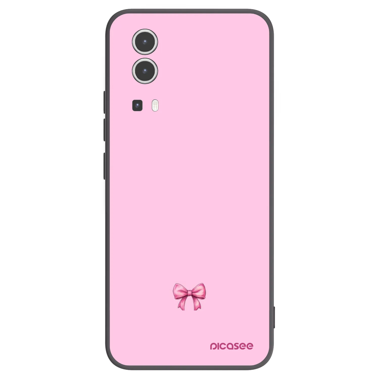 Picasee husă neagră din silicon pentru Vivo Y72 5G - Blush bow