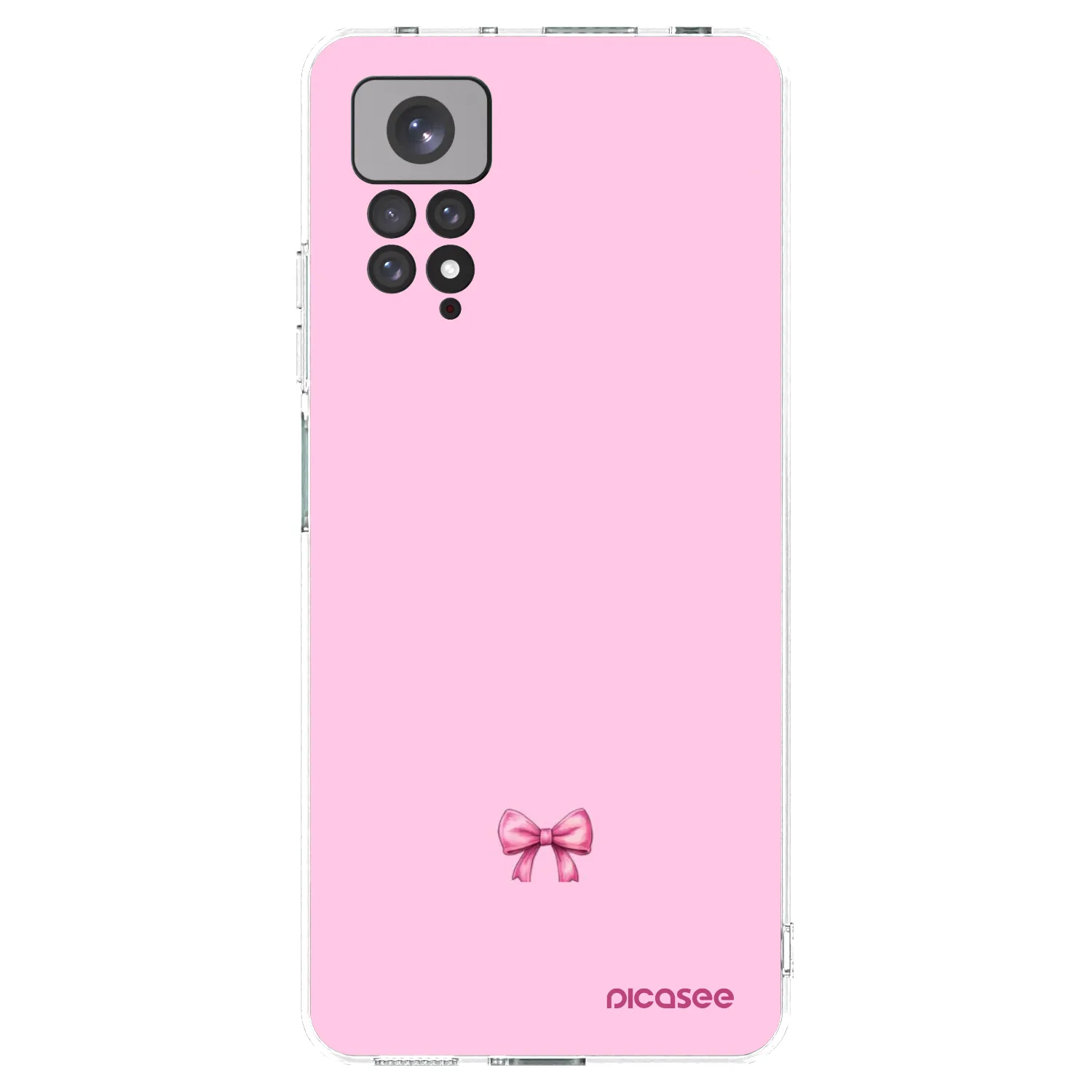 Picasee husă transparentă din silicon pentru Xiaomi Redmi Note 11 - Blush bow