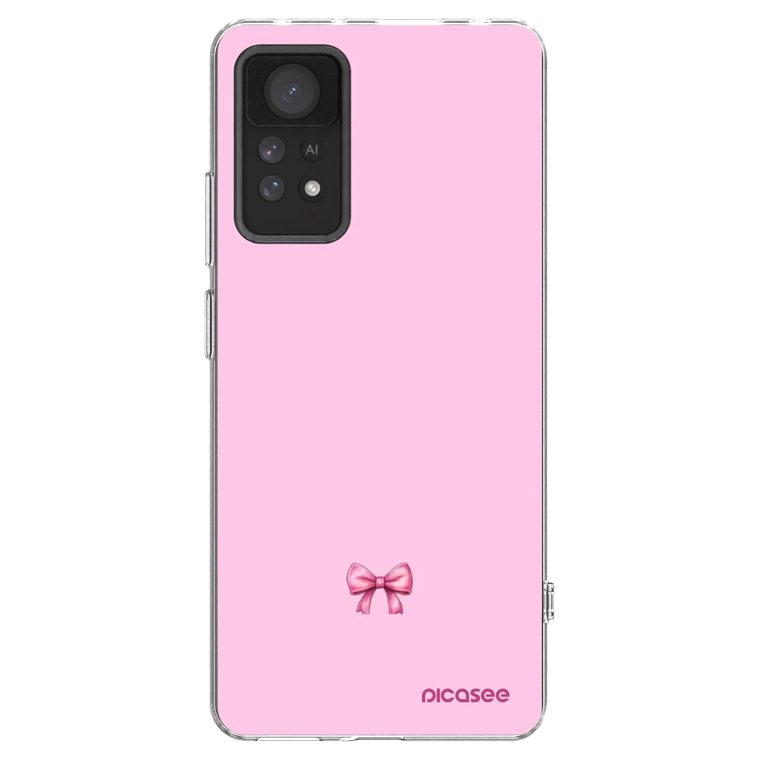 Picasee husă transparentă din silicon pentru Xiaomi Redmi Note 11 Pro 5G - Blush bow