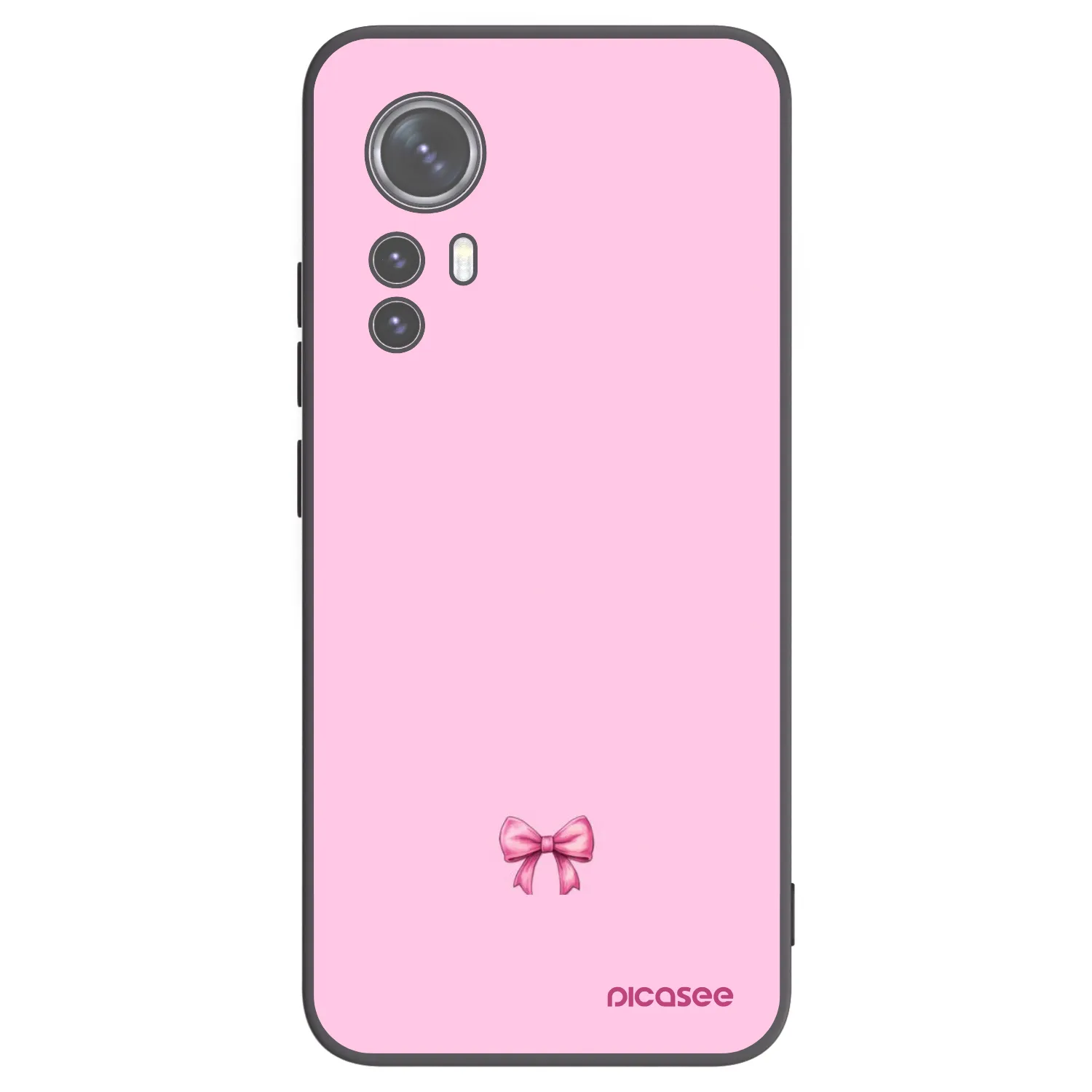 Picasee husă neagră din silicon pentru Xiaomi 12 - Blush bow