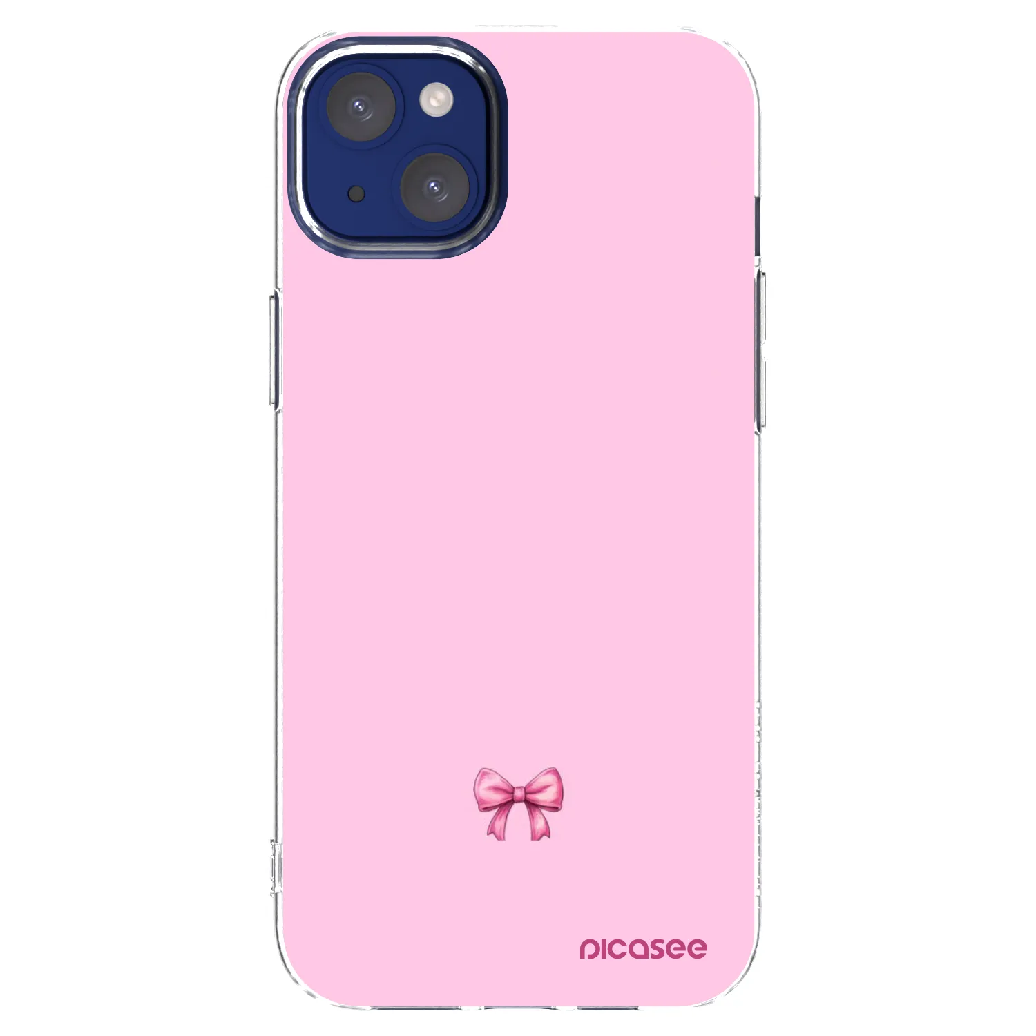 Picasee husă transparentă din silicon pentru Apple iPhone 14 Plus - Blush bow