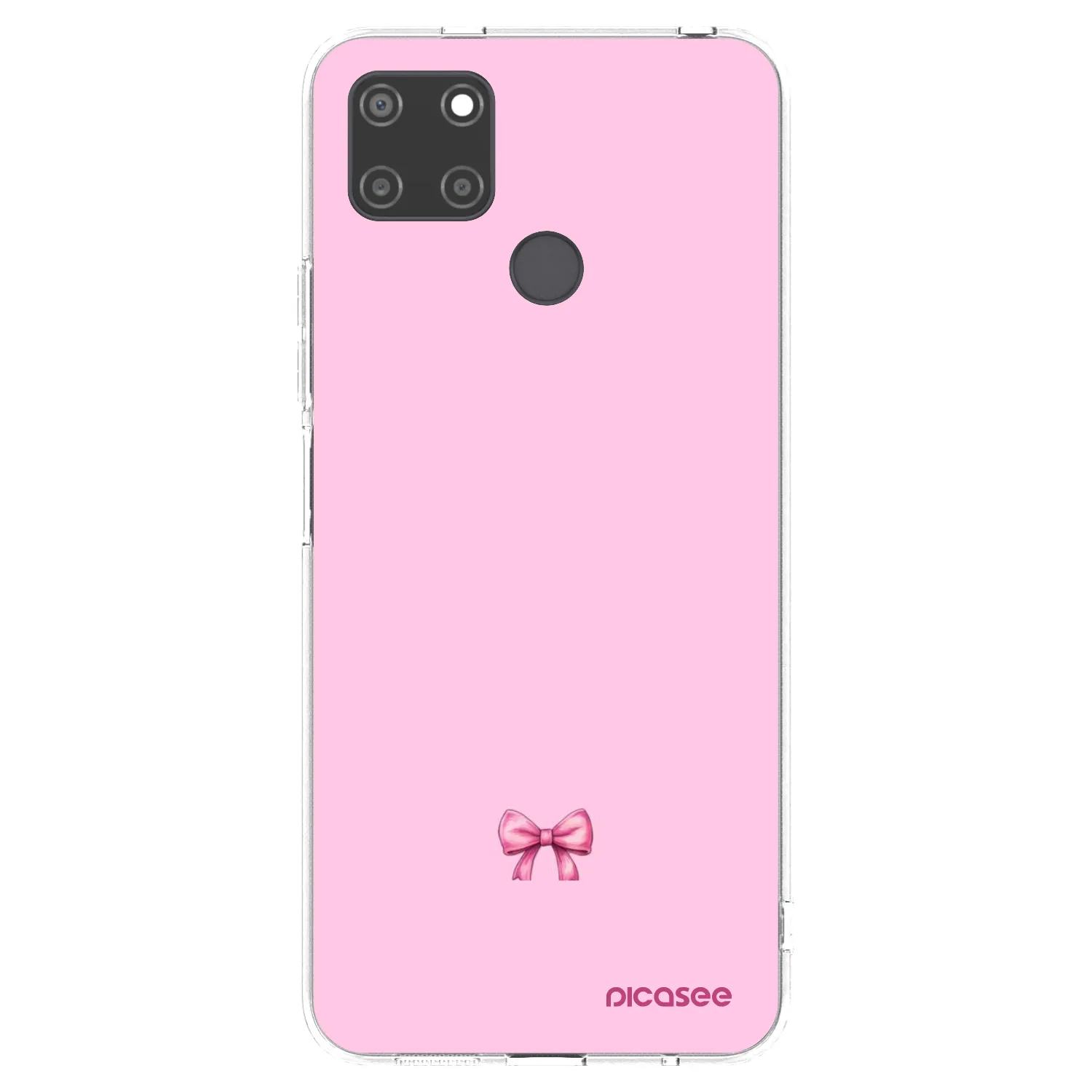 Picasee husă transparentă din silicon pentru Realme C21Y - Blush bow