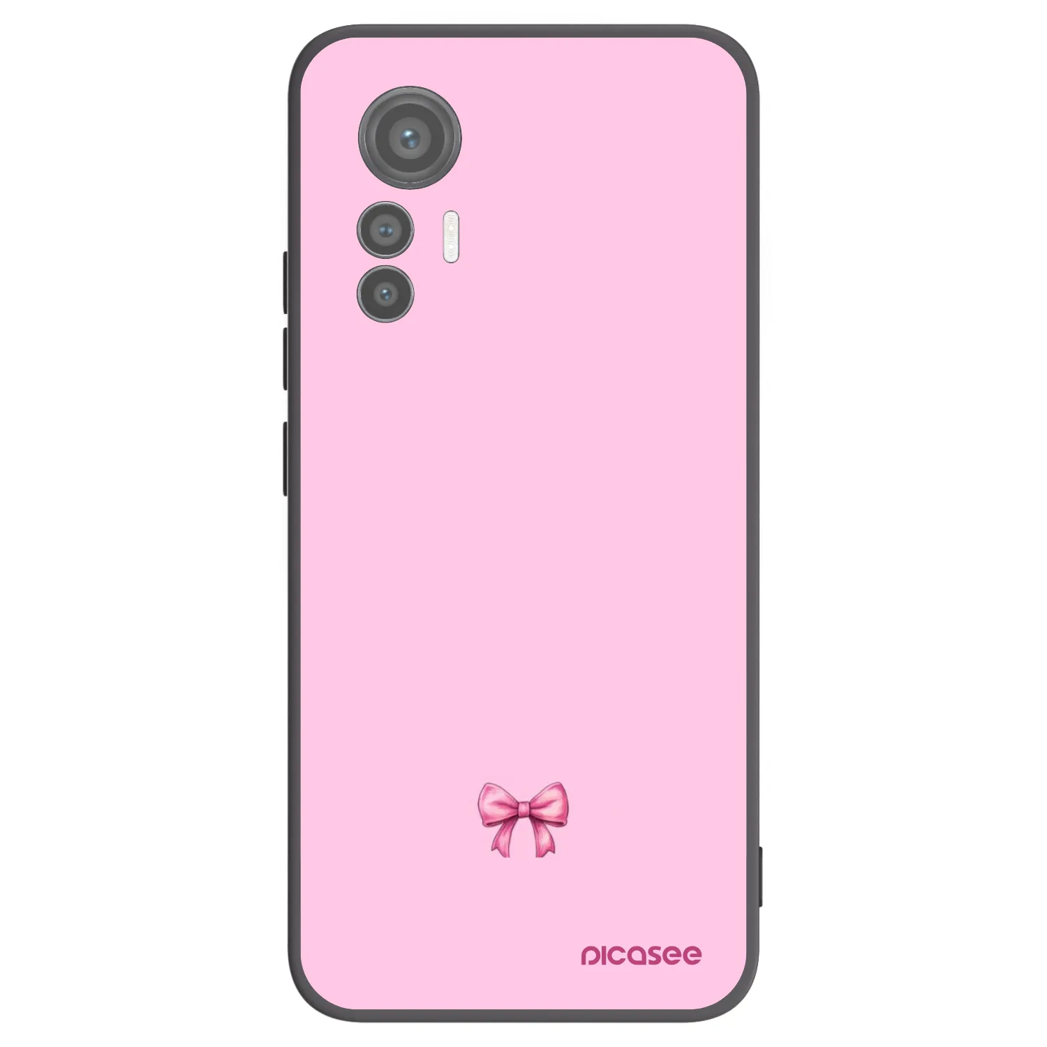 Picasee husă neagră din silicon pentru Xiaomi 12 Lite - Blush bow