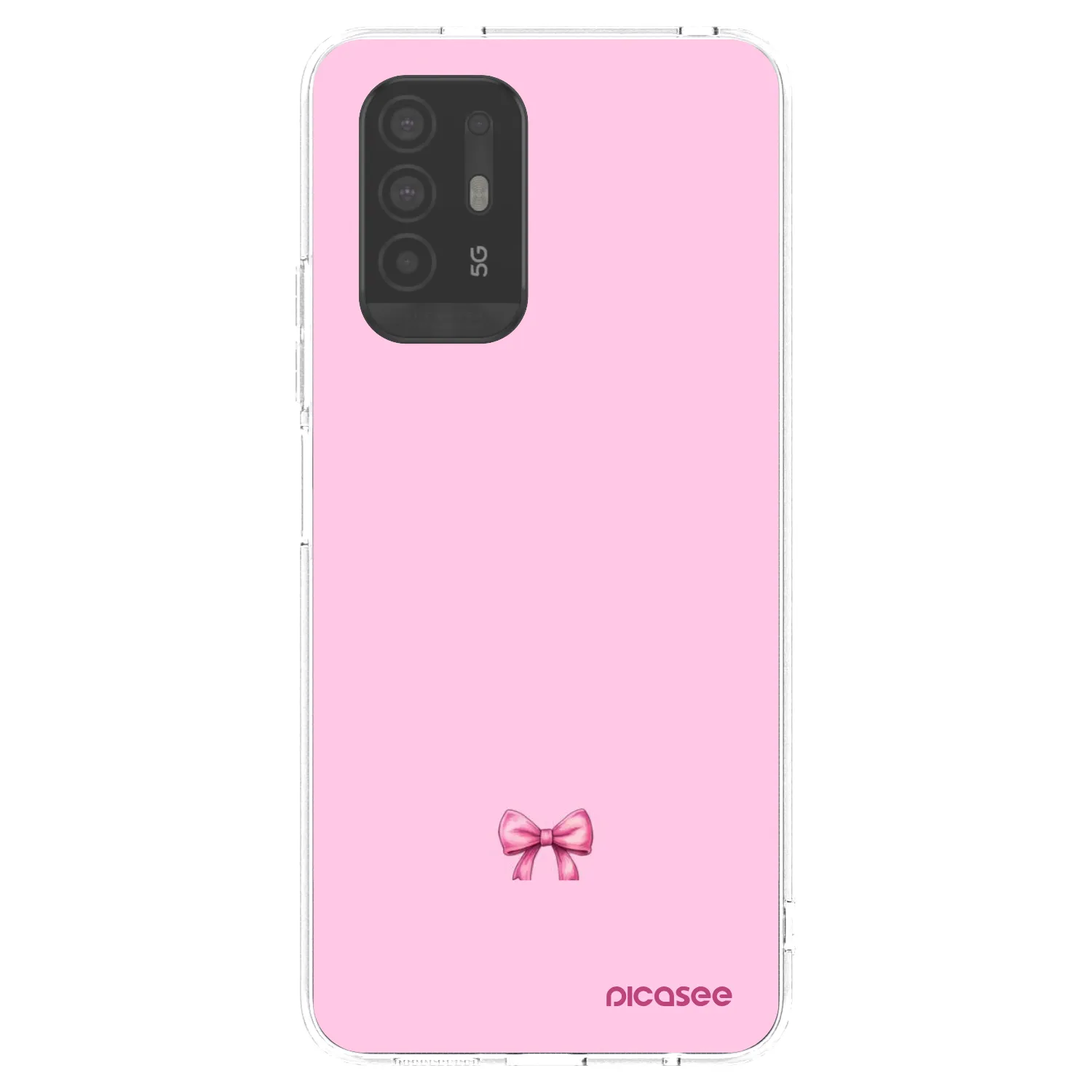 Picasee husă transparentă din silicon pentru OPPO A94 5G - Blush bow