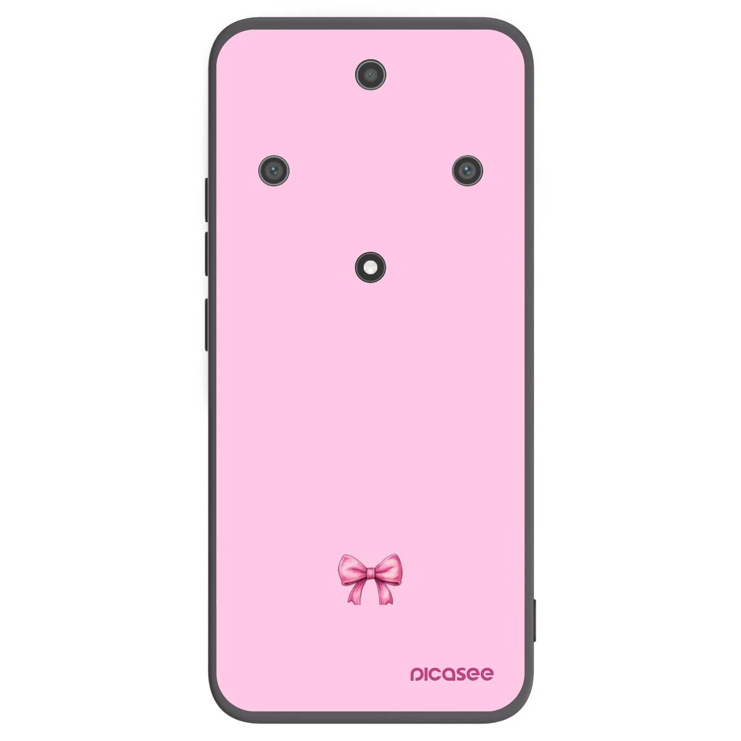 Picasee husă neagră din silicon pentru Honor Magic5 Lite 5G - Blush bow