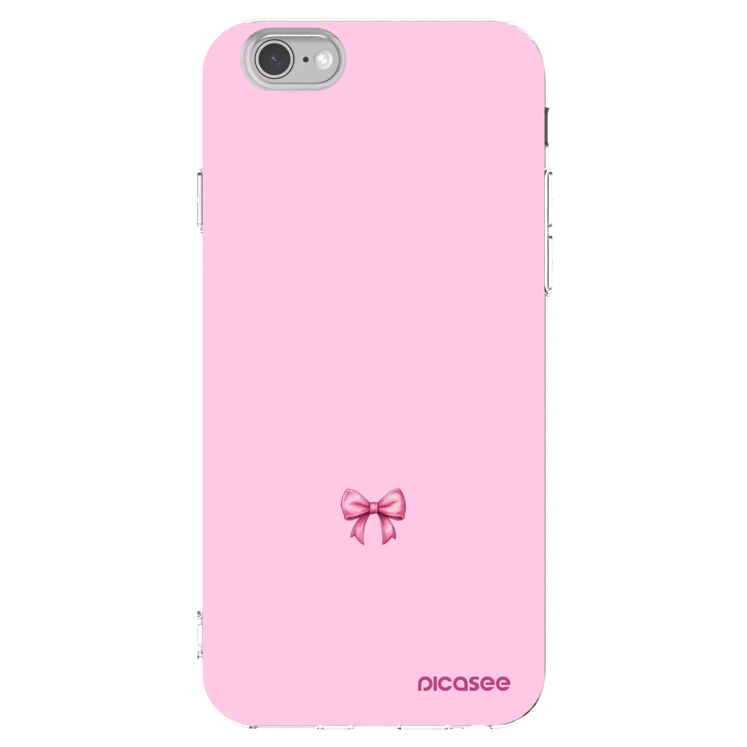 Picasee husă transparentă din silicon pentru Apple iPhone 6/6S - Blush bow