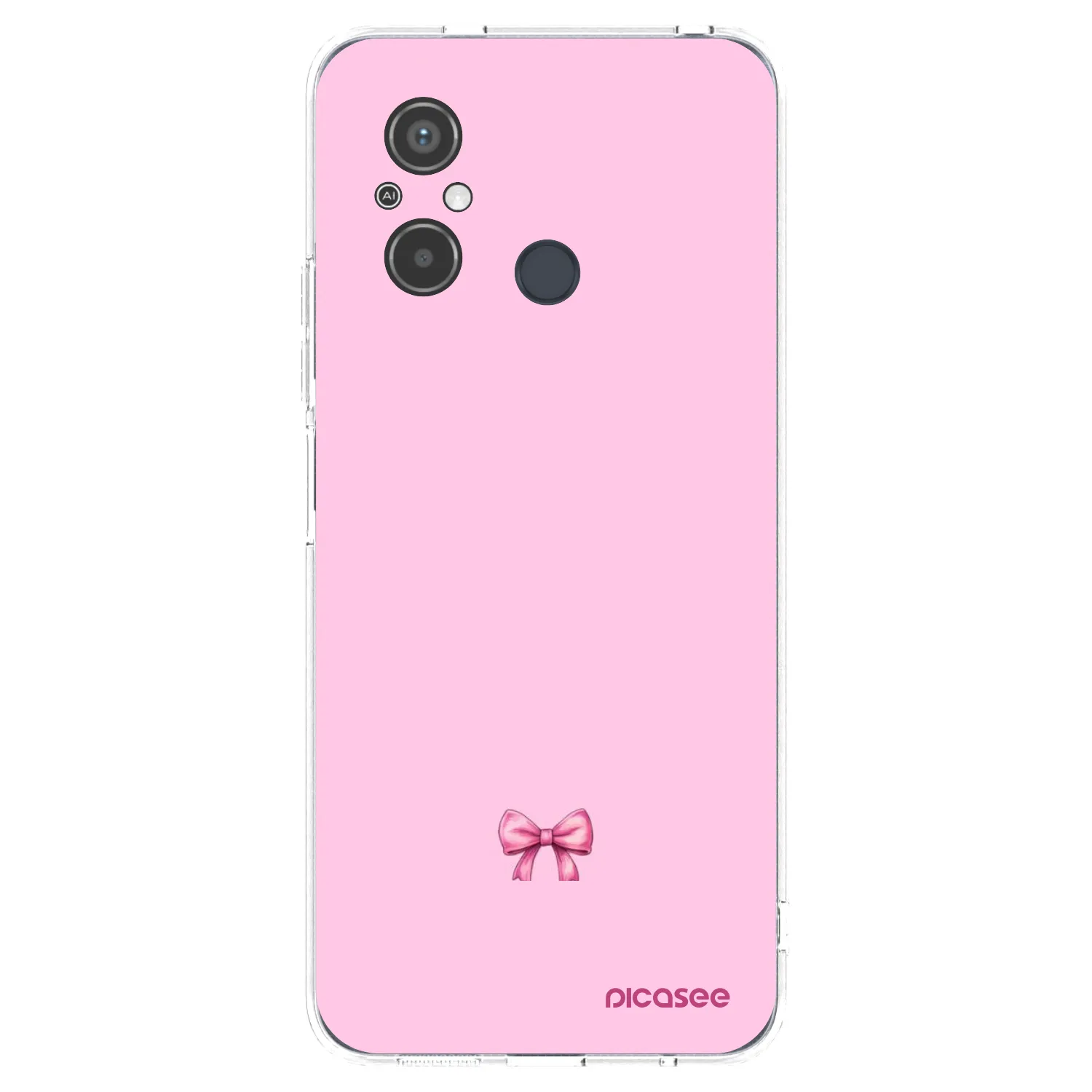 Picasee husă transparentă din silicon pentru Xiaomi Redmi 12C - Blush bow