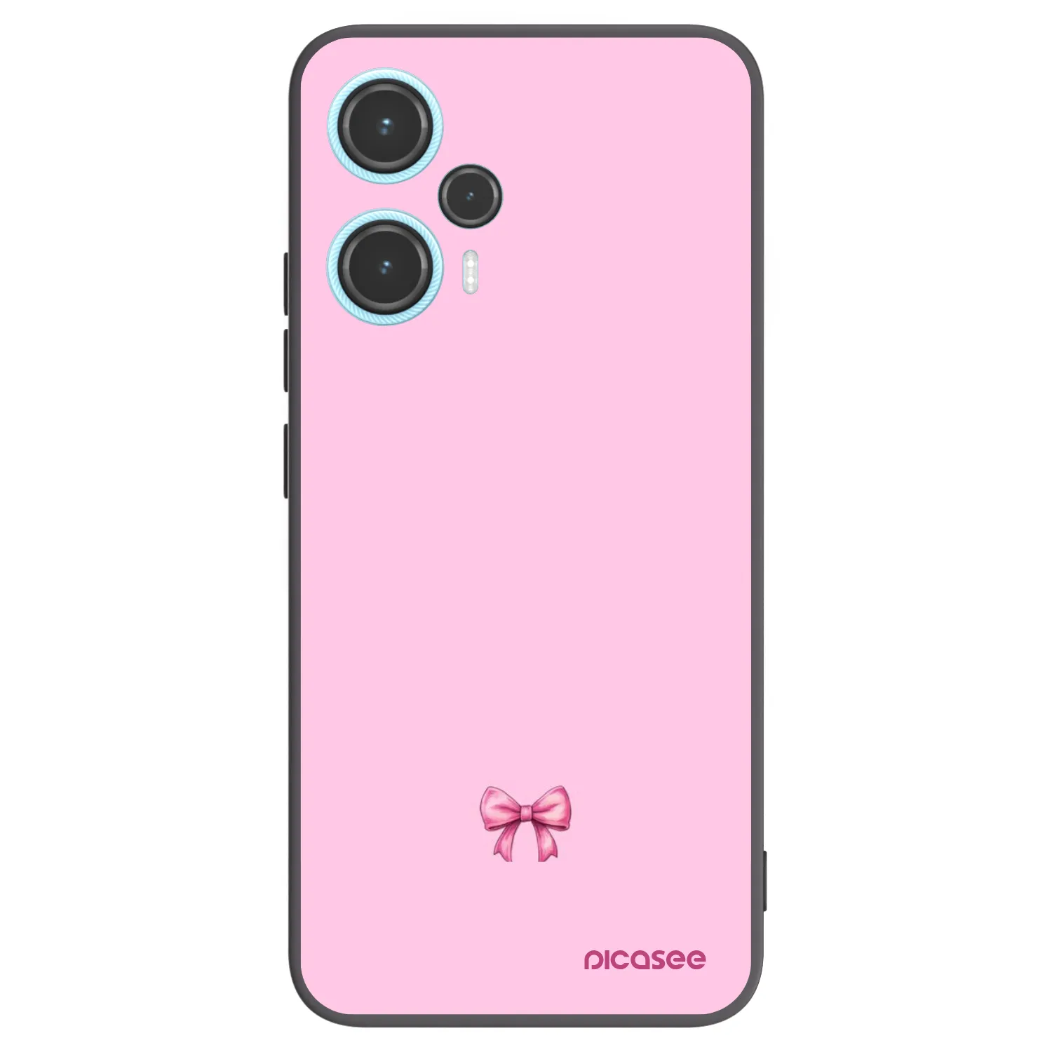 Picasee husă neagră din silicon pentru Xiaomi Poco F5 - Blush bow