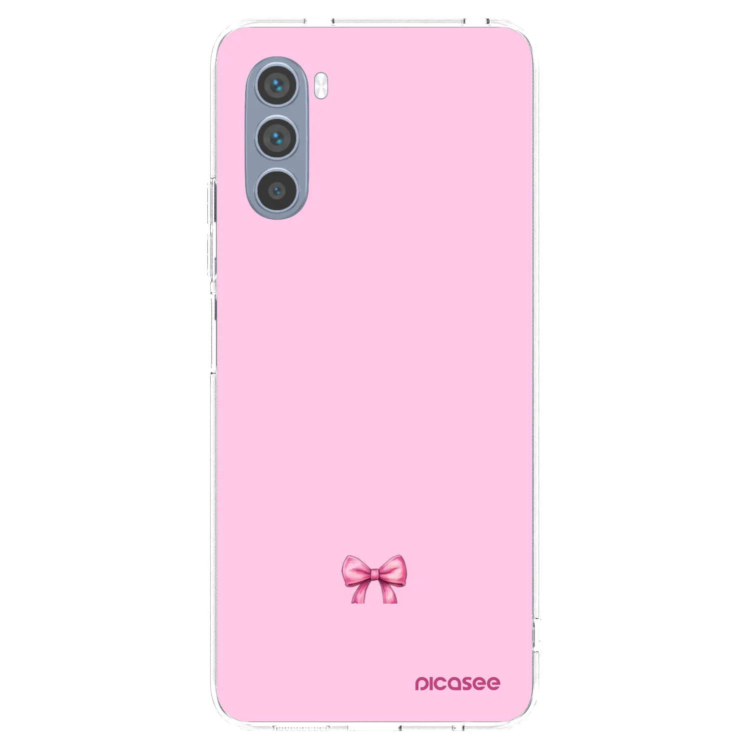 Picasee husă transparentă din silicon pentru Motorola Moto G62 - Blush bow
