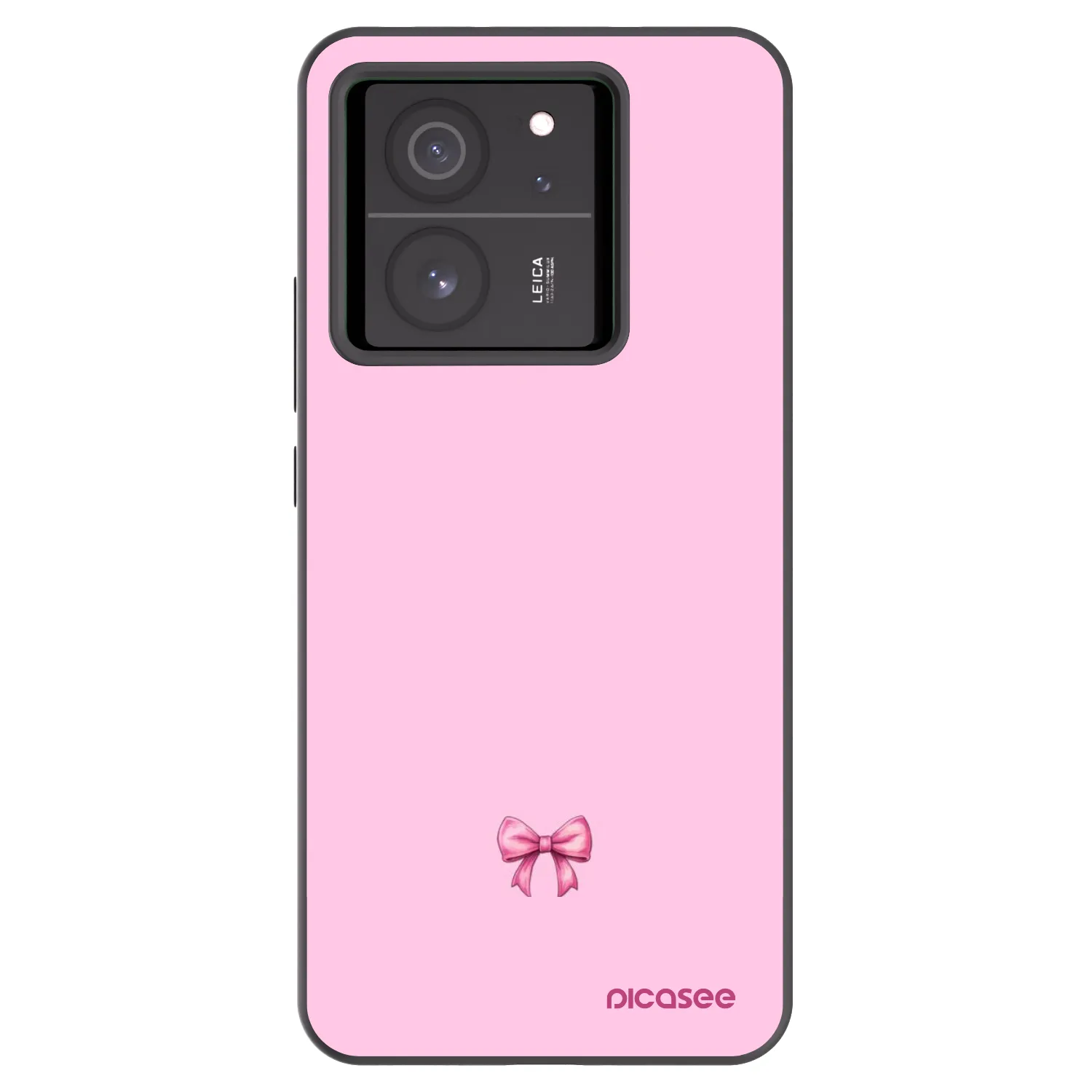 Picasee husă neagră din silicon pentru Xiaomi 13T Pro - Blush bow