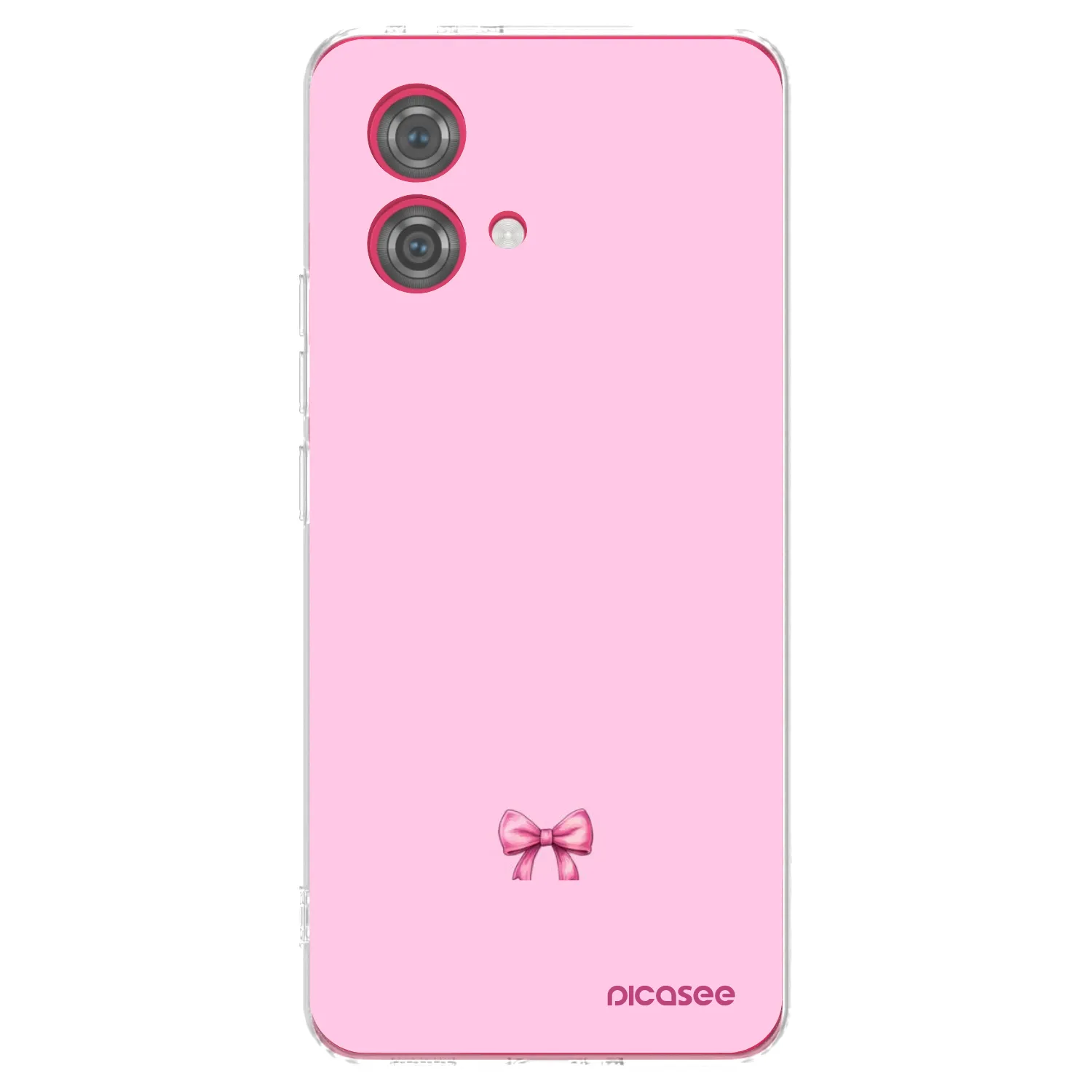 Picasee husă transparentă din silicon pentru Motorola Moto G84 5G - Blush bow