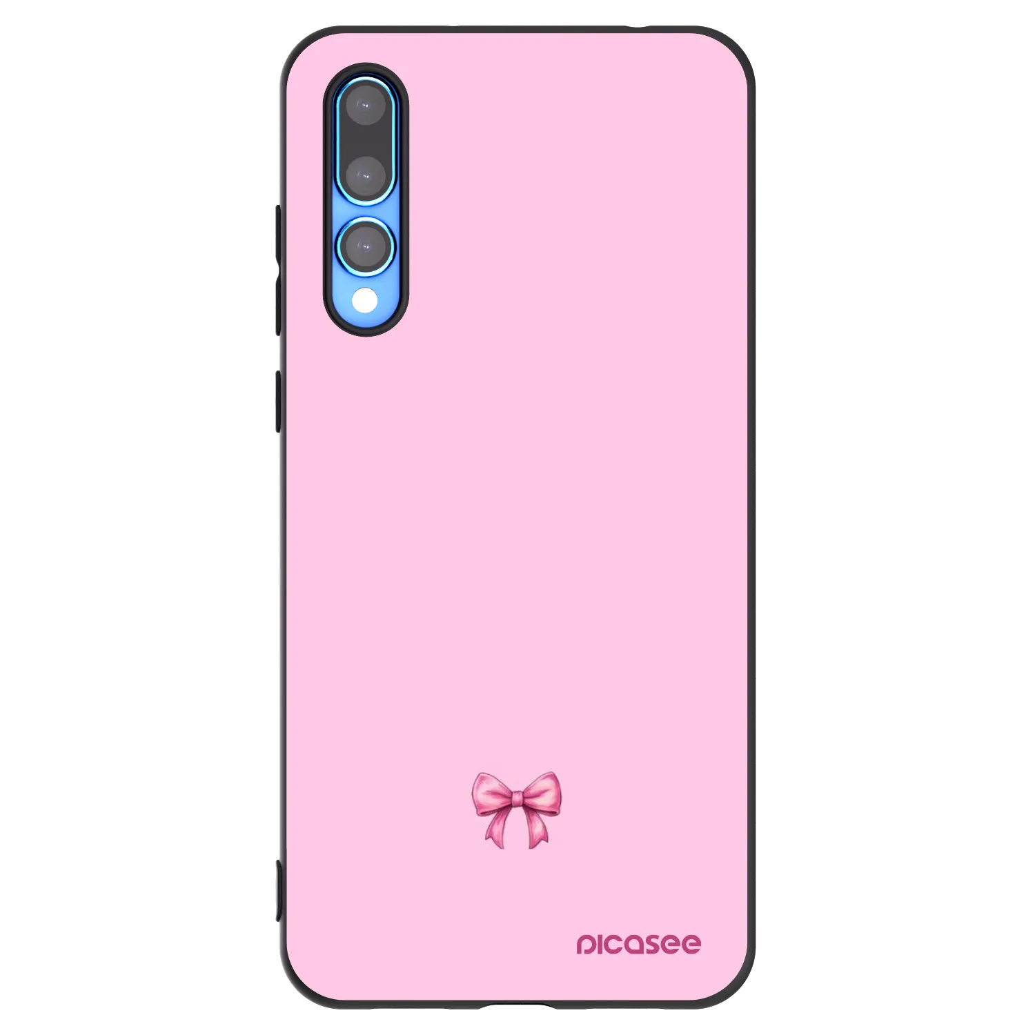 Picasee husă neagră din silicon pentru Huawei P20 Pro - Blush bow