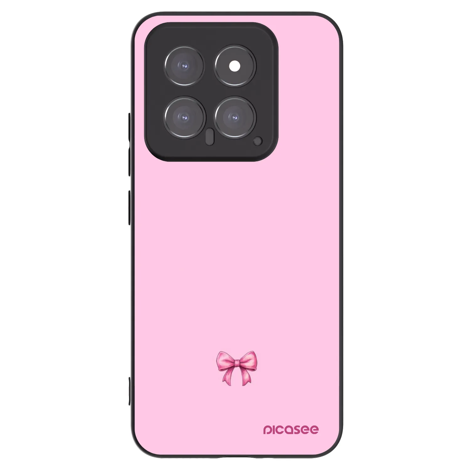 Picasee husă neagră din silicon pentru Xiaomi 14 - Blush bow
