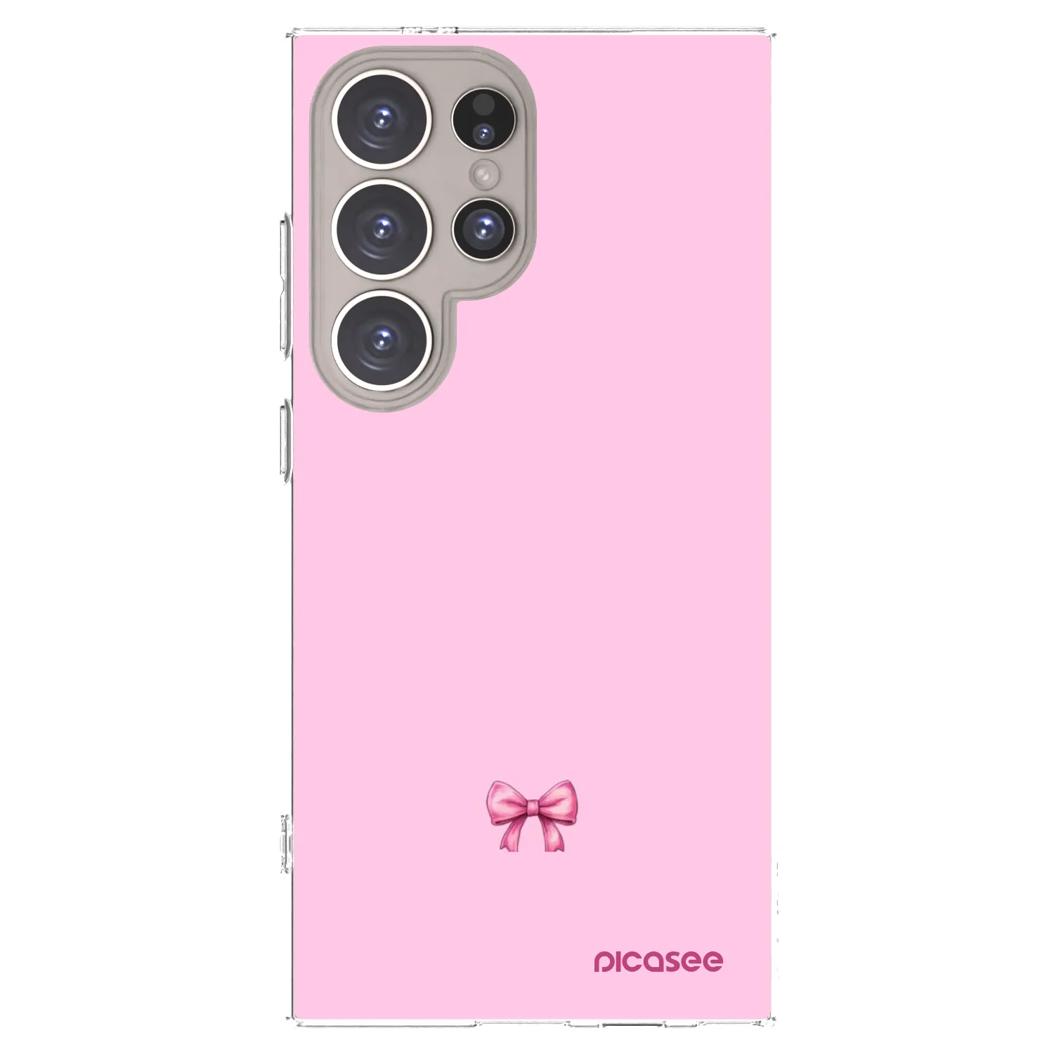 Picasee husă transparentă din silicon pentru Samsung Galaxy S24 Ultra S928B 5G - Blush bow