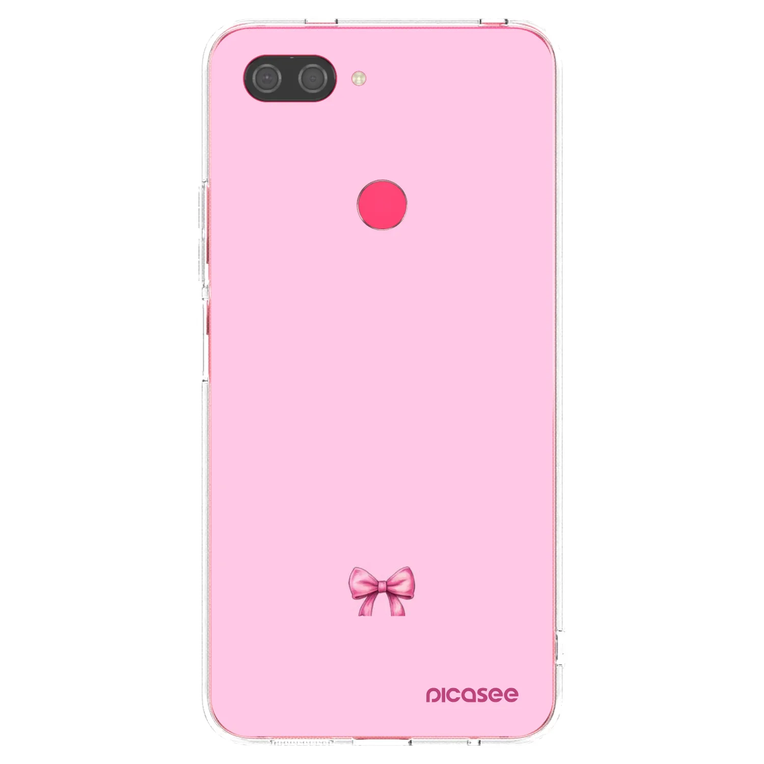 Picasee husă transparentă din silicon pentru Xiaomi Mi 8 Lite - Blush bow