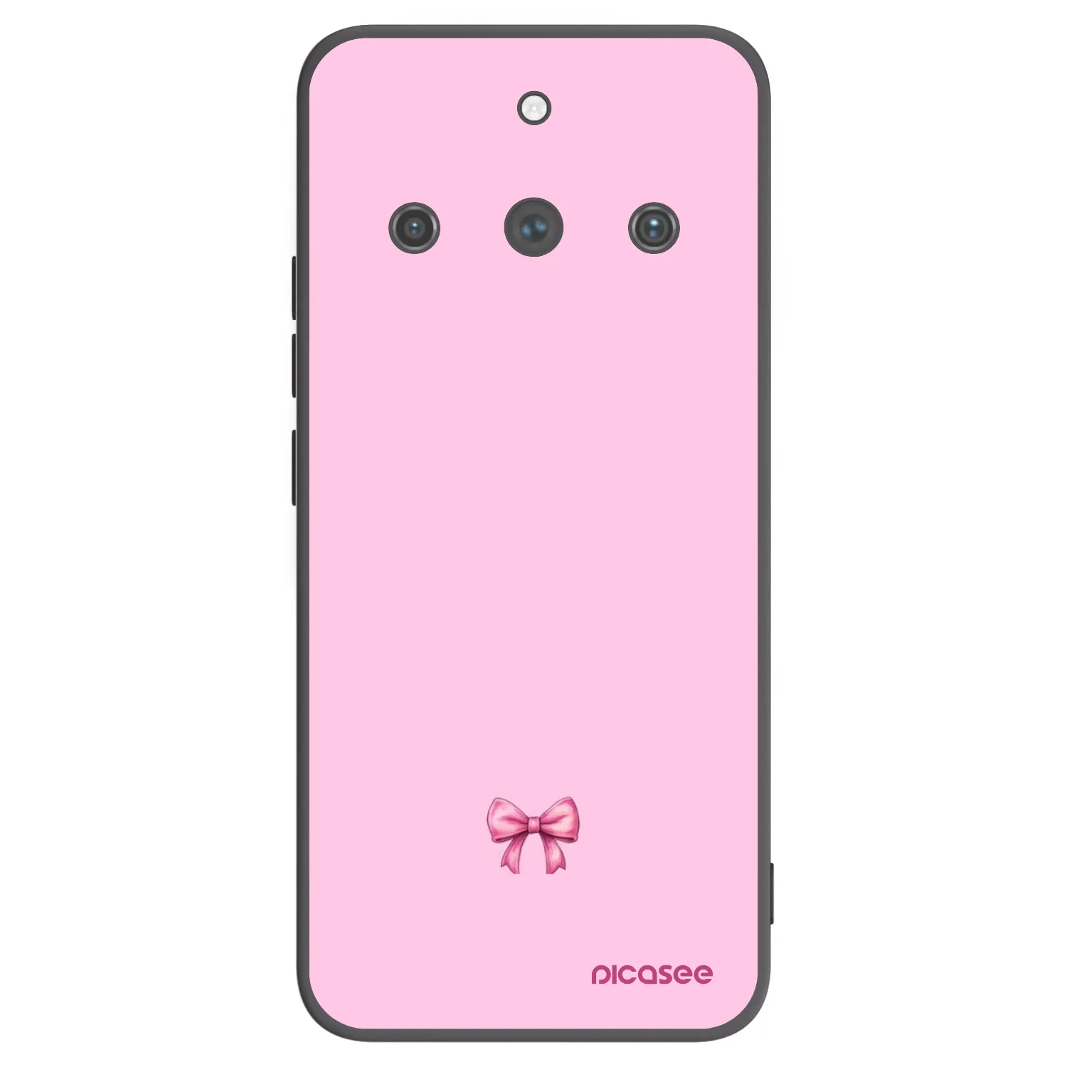 Picasee husă neagră din silicon pentru Realme 11 Pro+ - Blush bow