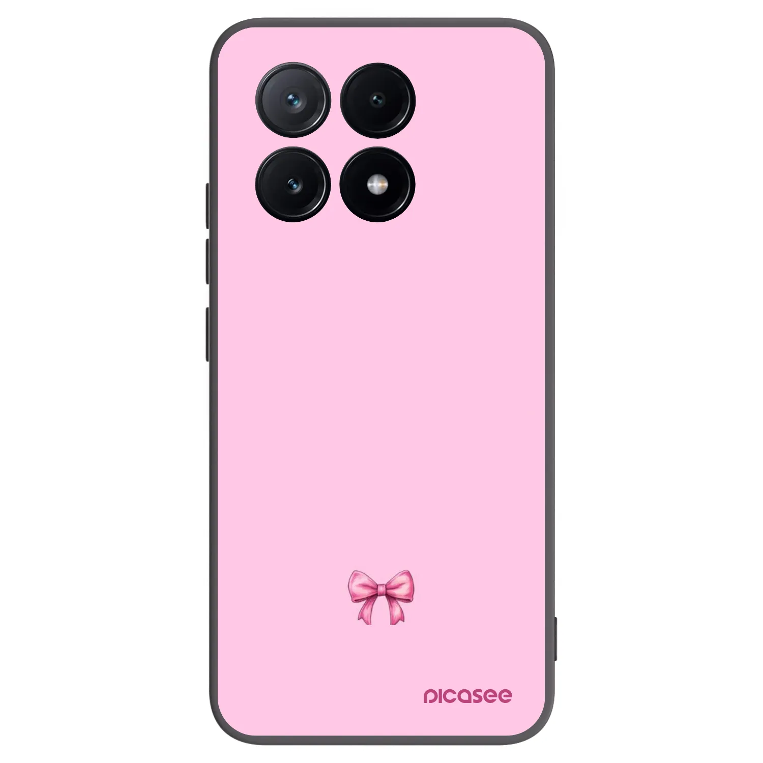 Picasee husă neagră din silicon pentru Xiaomi Poco X6 Pro - Blush bow
