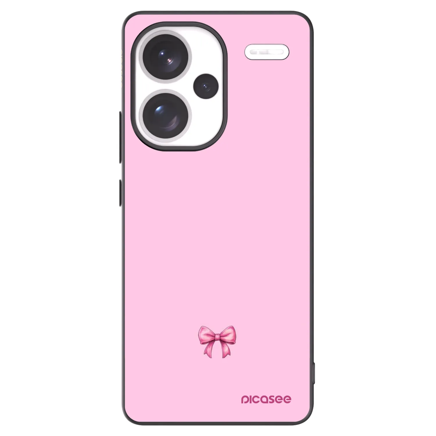 Picasee husă neagră din silicon pentru Xiaomi Redmi Note 13 Pro+ 5G - Blush bow