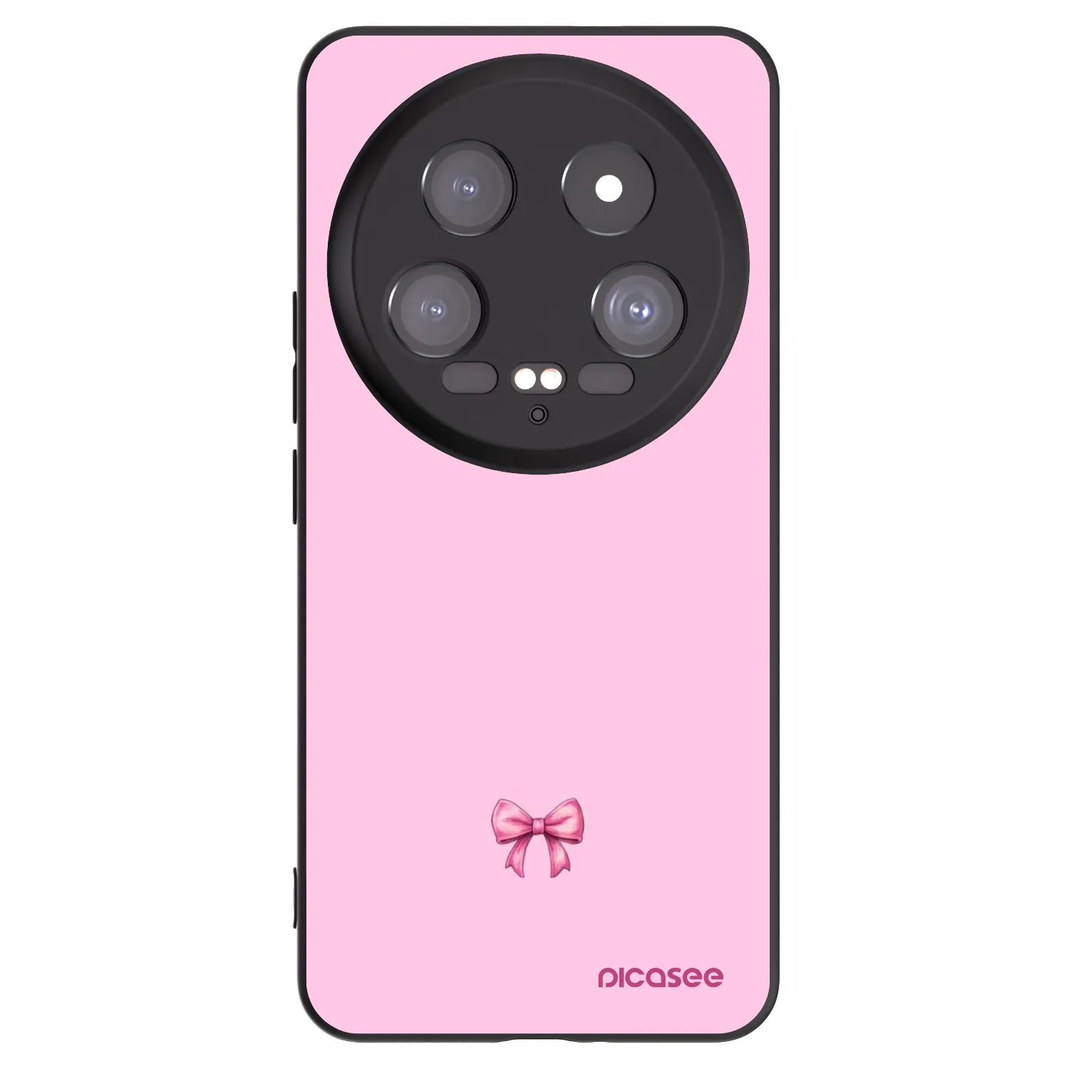 Picasee husă neagră din silicon pentru Xiaomi 14 Ultra - Blush bow
