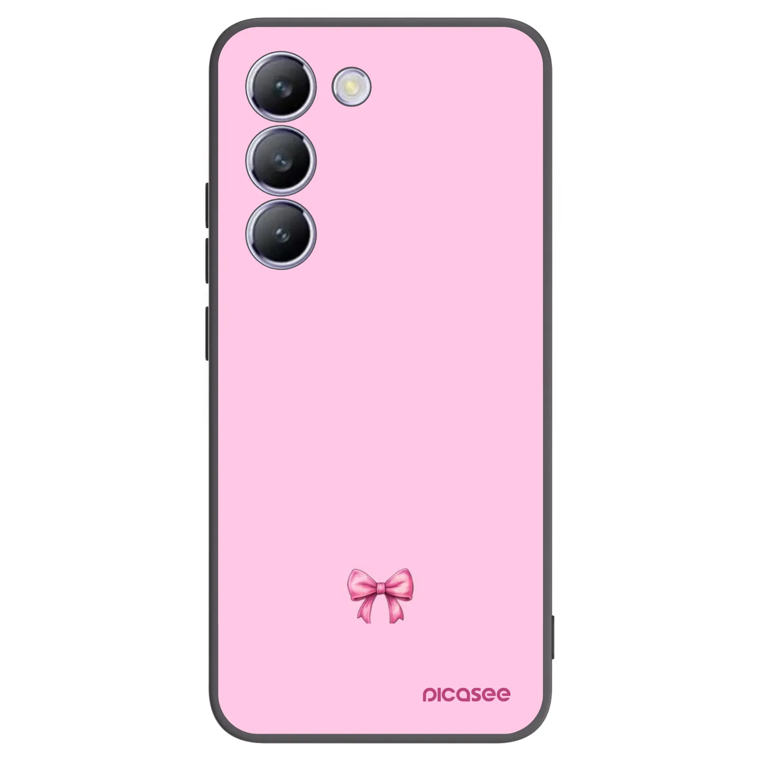 Picasee husă neagră din silicon pentru Vivo V40 SE 5G - Blush bow