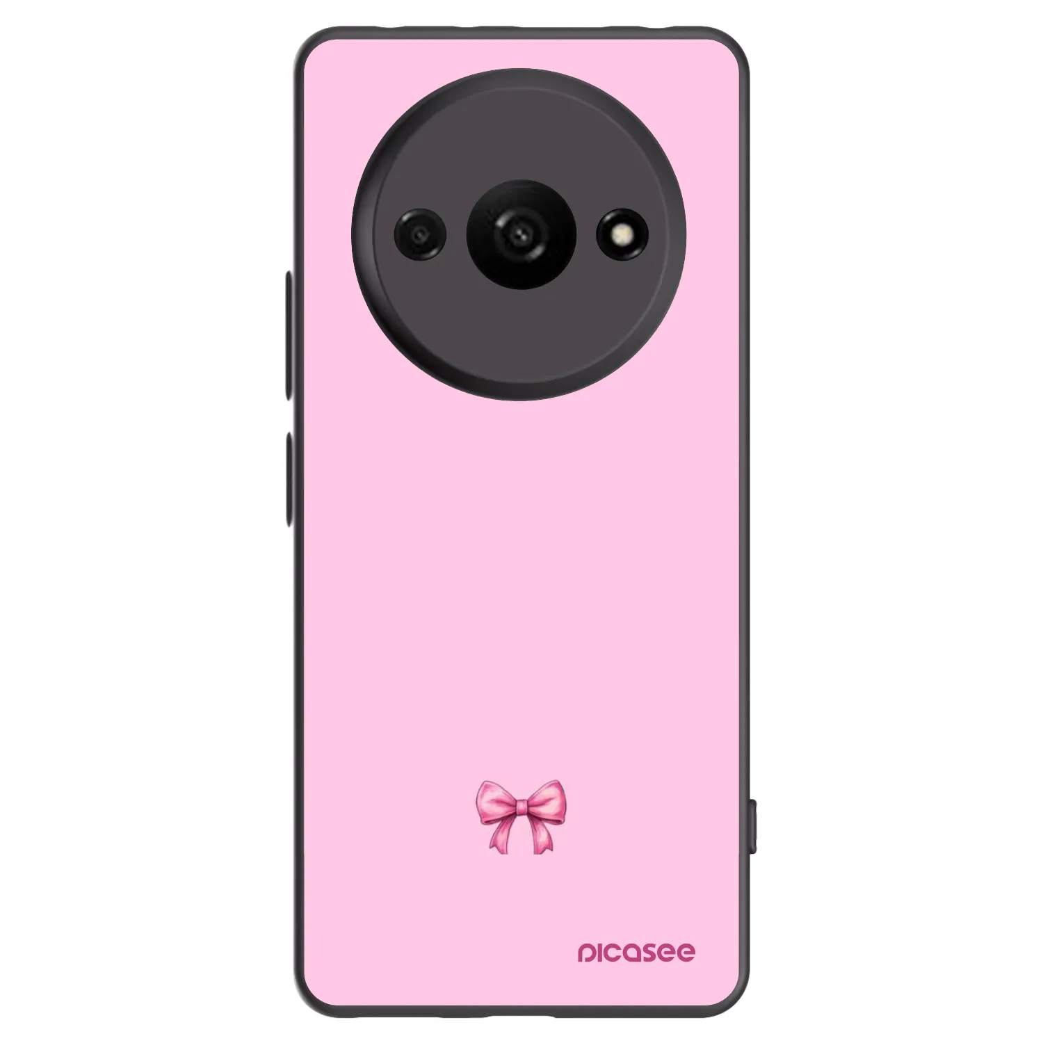 Picasee husă neagră din silicon pentru Xiaomi Redmi A3 - Blush bow