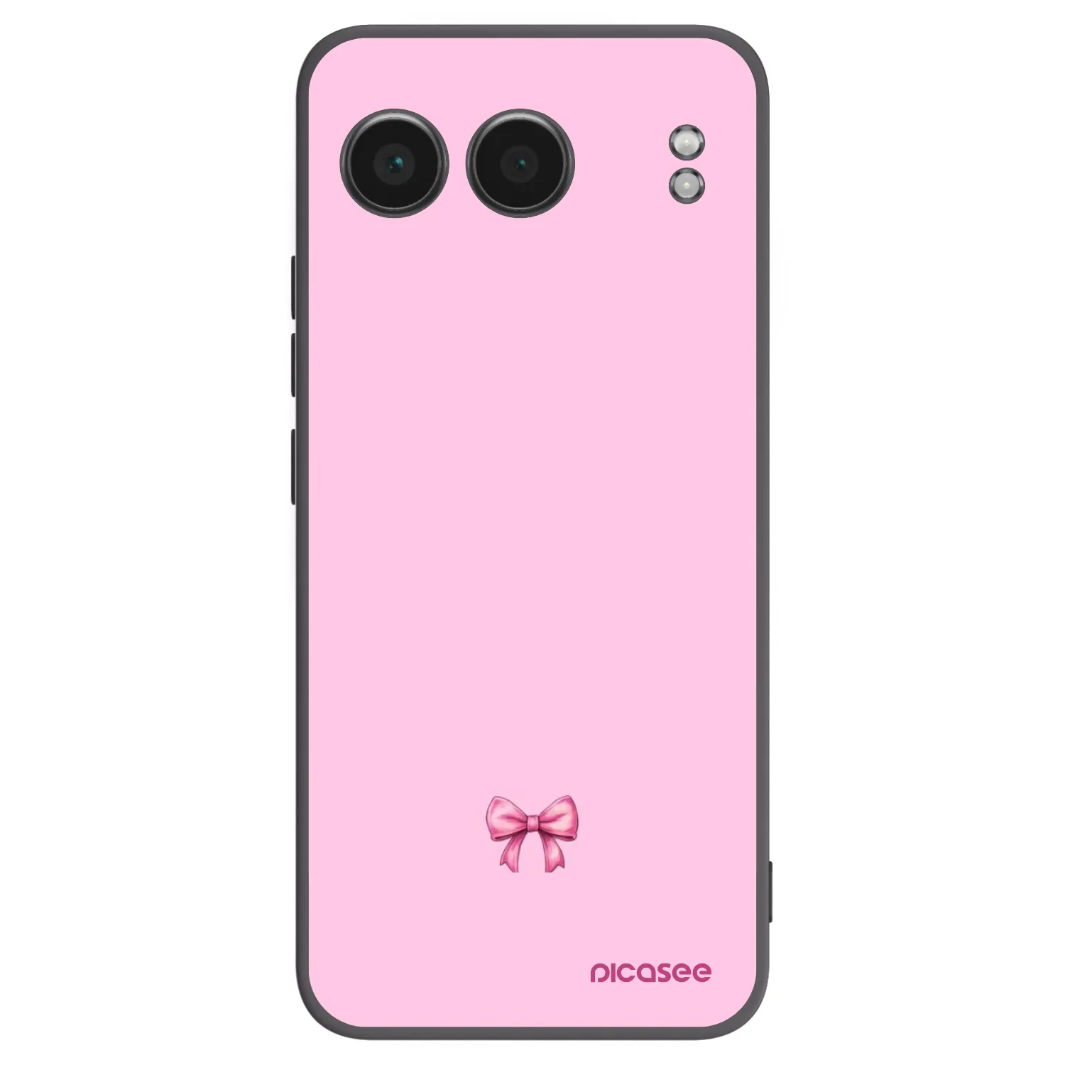 Picasee husă neagră din silicon pentru OnePlus Nord 4 - Blush bow