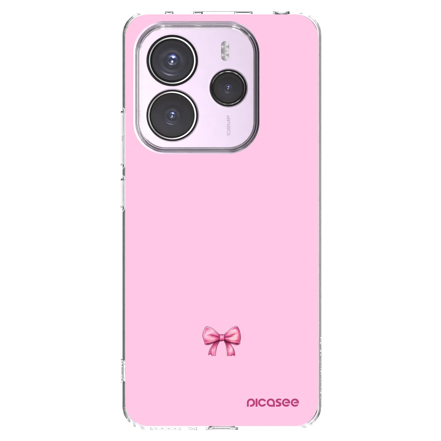 Picasee husă transparentă din silicon pentru Xiaomi Redmi Note 14 5G - Blush bow
