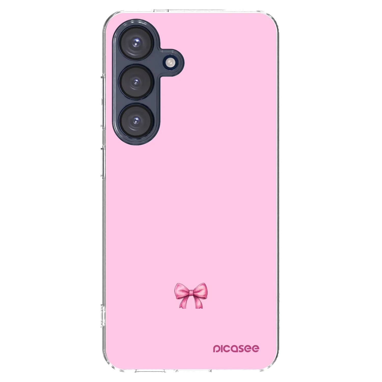 Picasee husă transparentă din silicon pentru Samsung Galaxy S25 5G - Blush bow