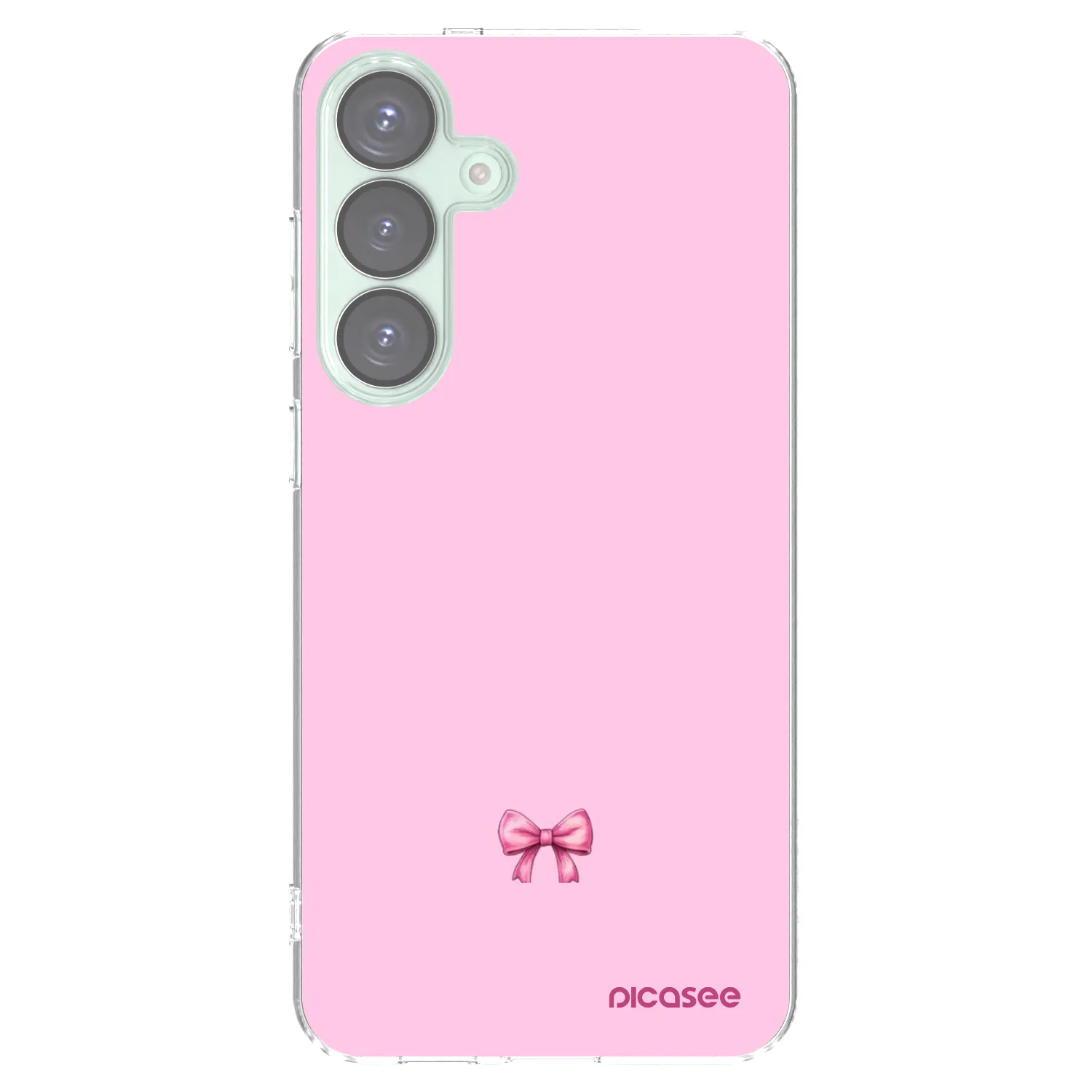 Picasee husă transparentă din silicon pentru Samsung Galaxy S25+ 5G - Blush bow