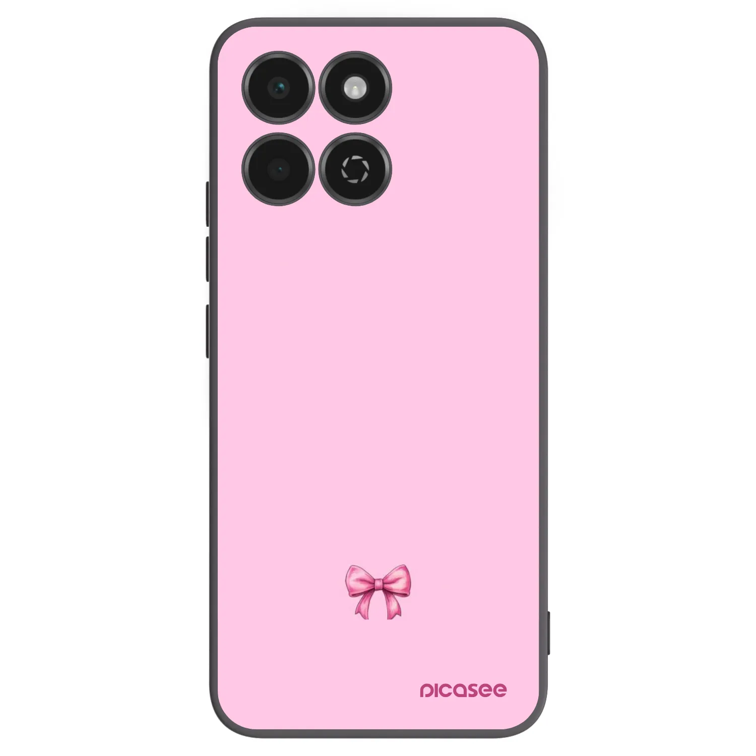 Picasee husă neagră din silicon pentru Honor 200 Smart 5G - Blush bow