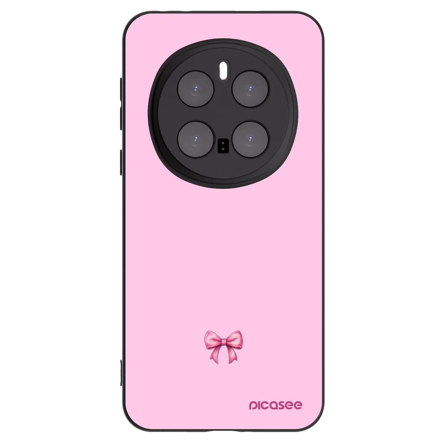 Picasee husă neagră din silicon pentru Honor Magic7 Pro 5G - Blush bow