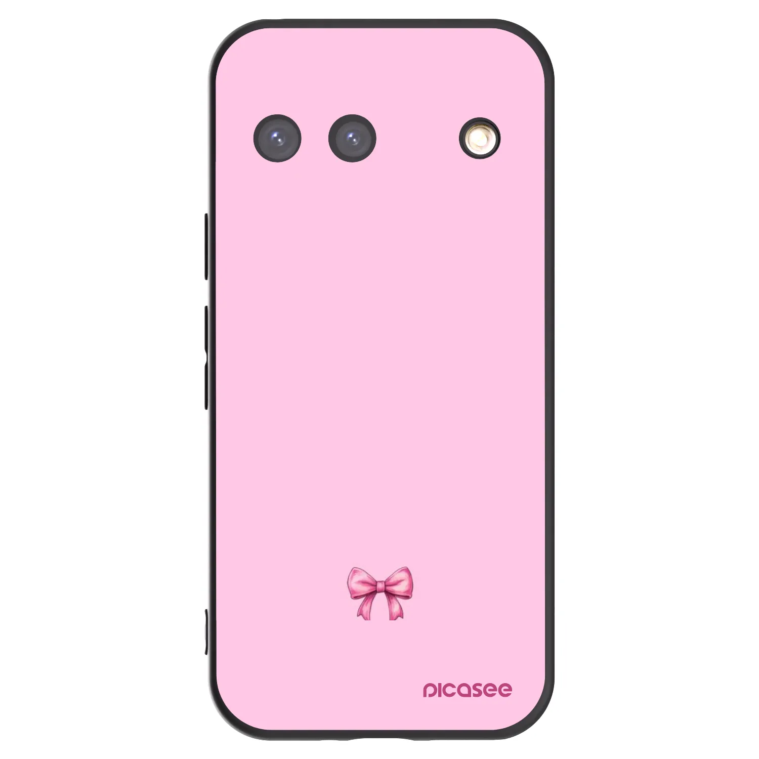 Picasee husă neagră din silicon pentru Google Pixel 9 - Blush bow