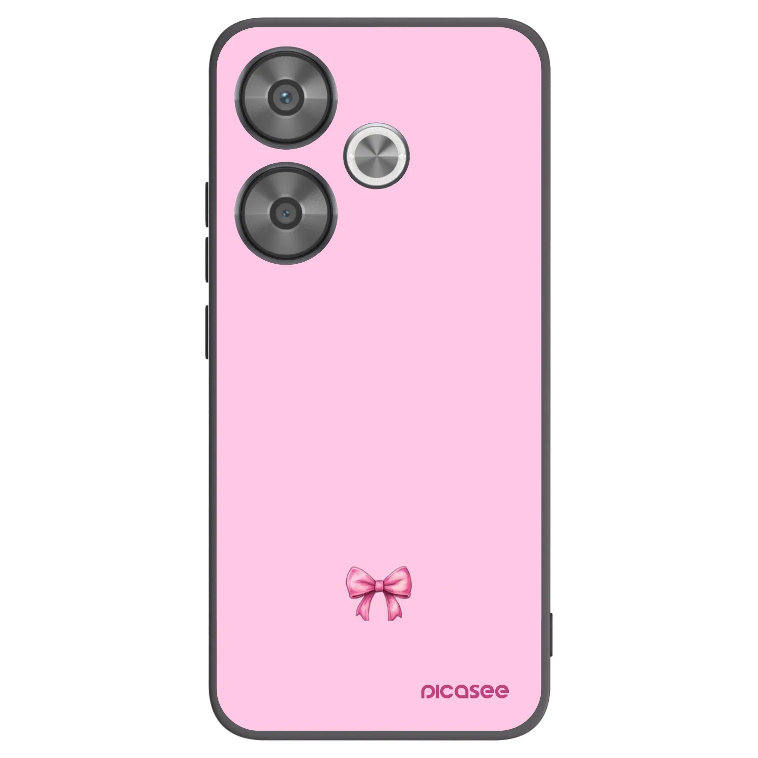 Picasee husă neagră din silicon pentru Xiaomi Poco F6 - Blush bow