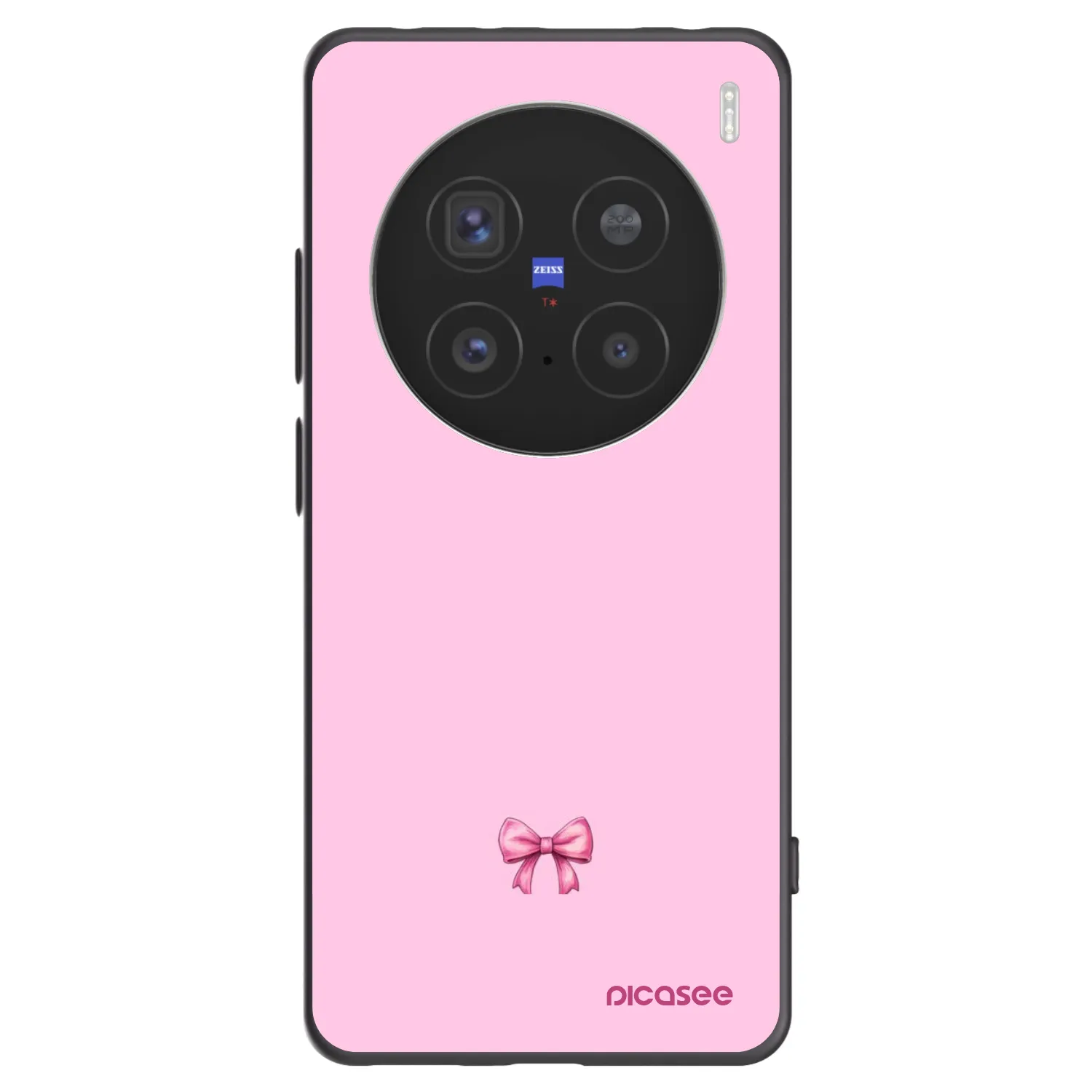 Picasee husă neagră din silicon pentru Vivo X200 Pro - Blush bow