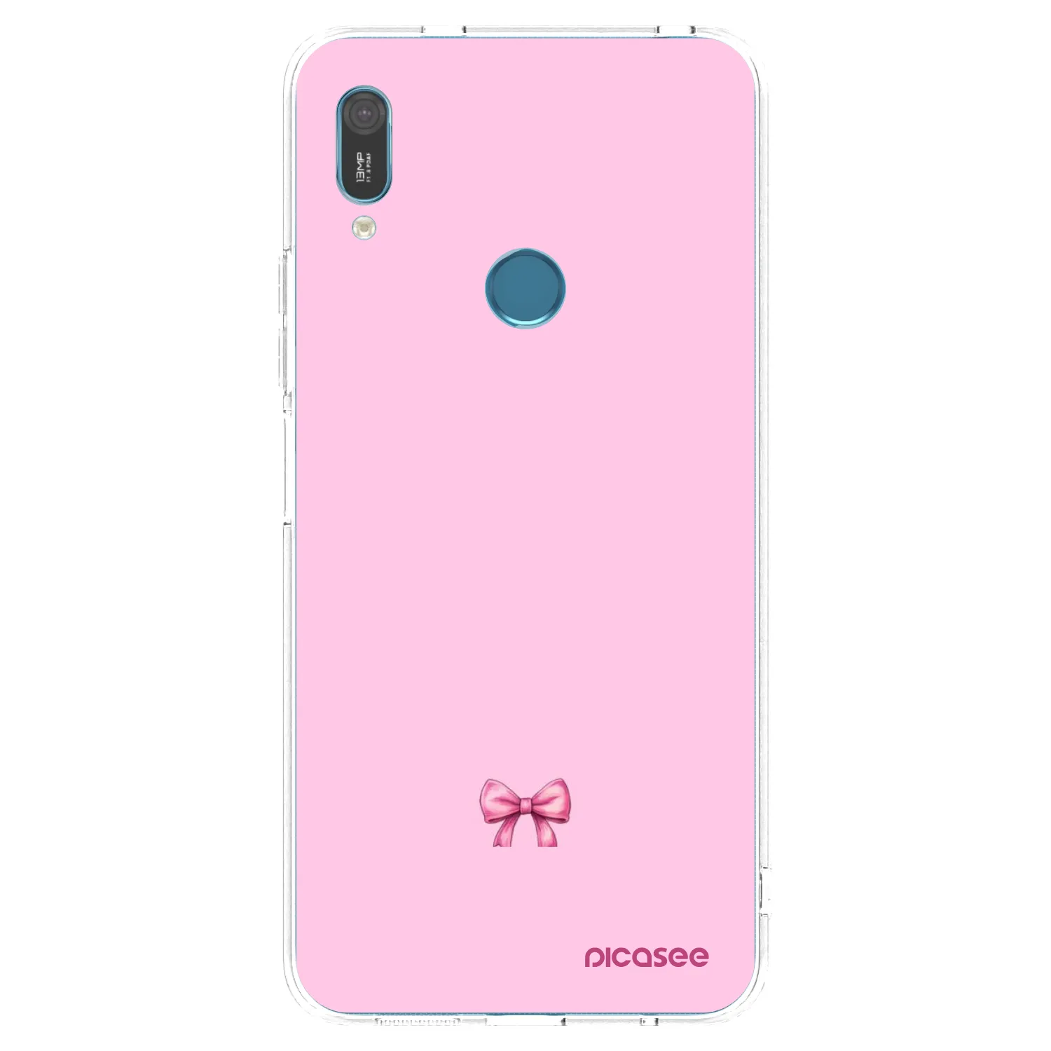 Picasee husă transparentă din silicon pentru Huawei Y6 2019 - Blush bow