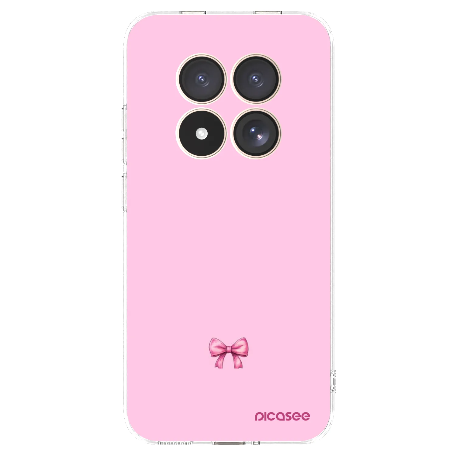 Picasee husă transparentă din silicon pentru Xiaomi Redmi Note 15 Pro 4G - Blush bow