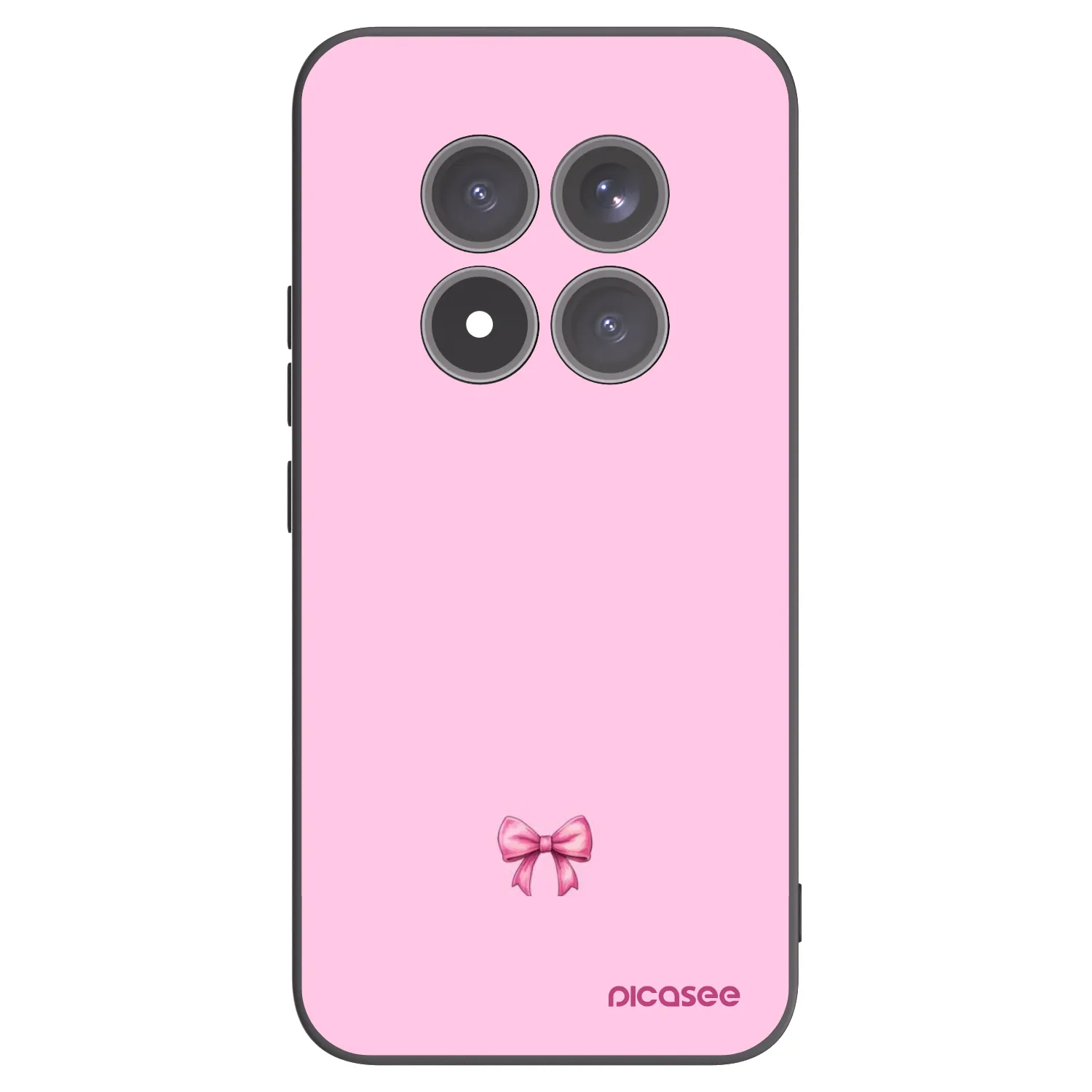 Picasee husă neagră din silicon pentru Xiaomi Redmi Note 15 Pro+ - Blush bow