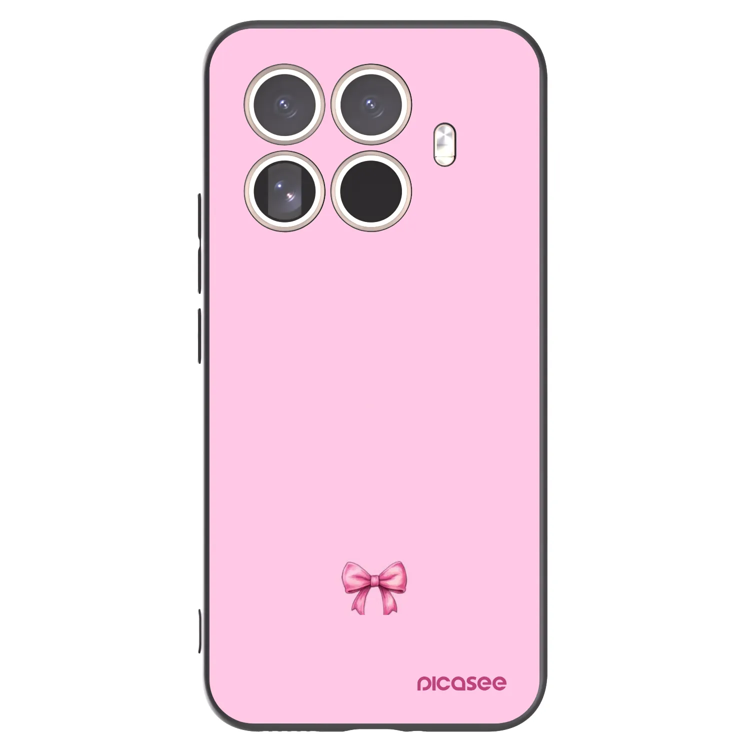 Picasee husă neagră din silicon pentru Xiaomi 15T Pro - Blush bow