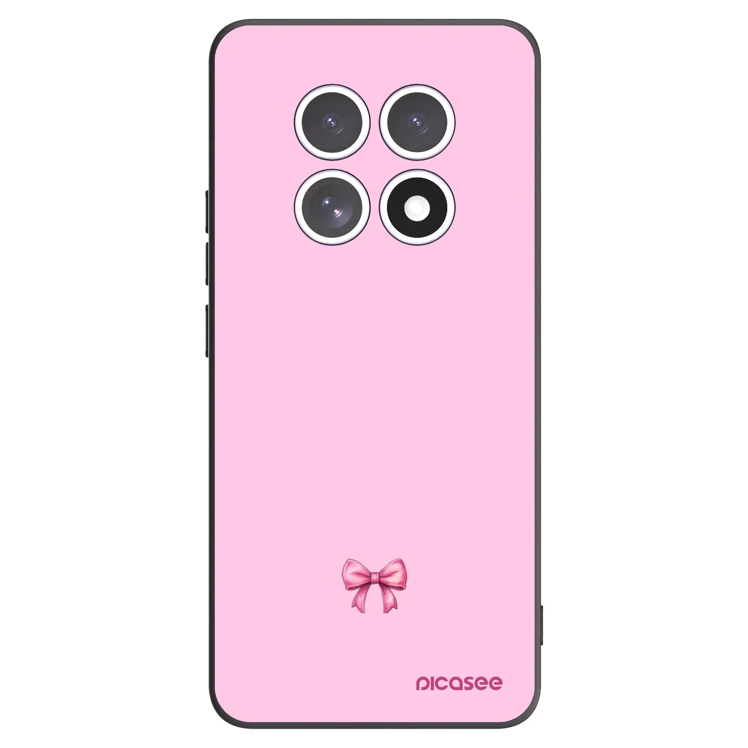 Picasee husă neagră din silicon pentru Xiaomi Redmi Note 15 - Blush bow