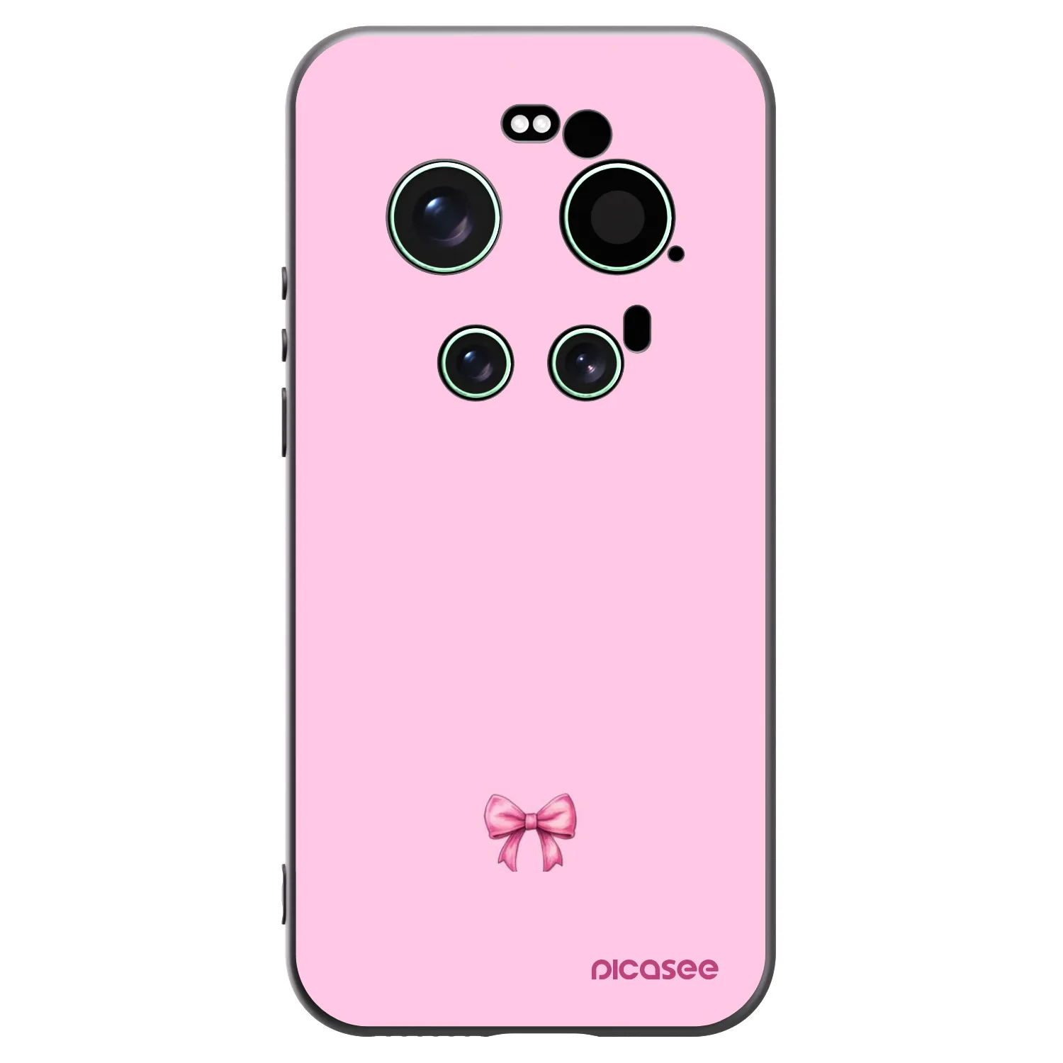 Picasee husă neagră din silicon pentru Xiaomi 17 Ultra - Blush bow