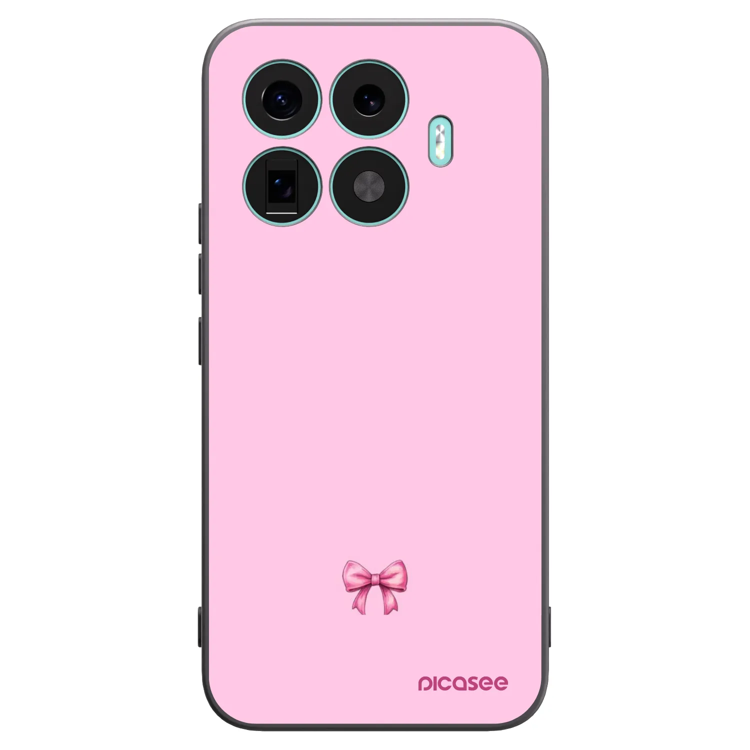Picasee husă neagră din silicon pentru Xiaomi 17T Pro - Blush bow