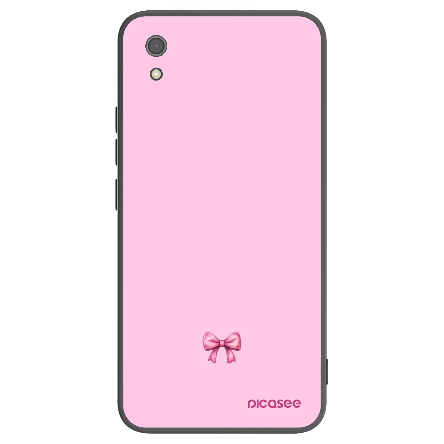 Picasee husă neagră din silicon pentru Xiaomi Redmi 7A - Blush bow