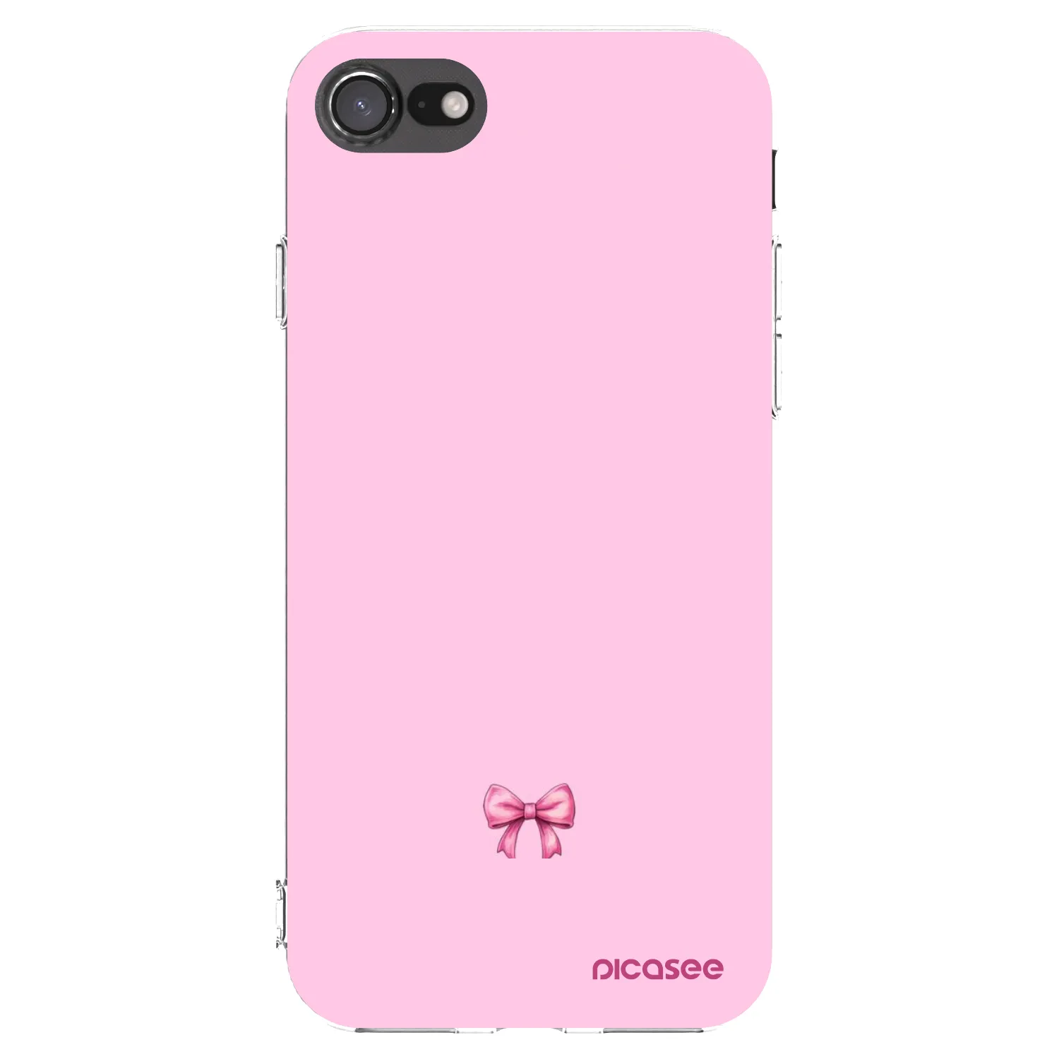 Picasee husă transparentă din silicon pentru Apple iPhone 8 - Blush bow