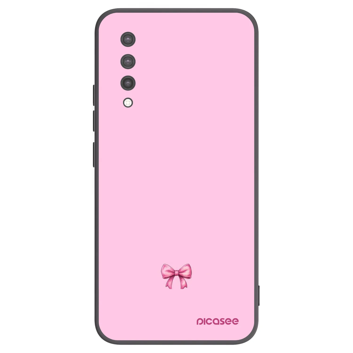 Picasee husă neagră din silicon pentru Xiaomi Mi 9 Lite - Blush bow