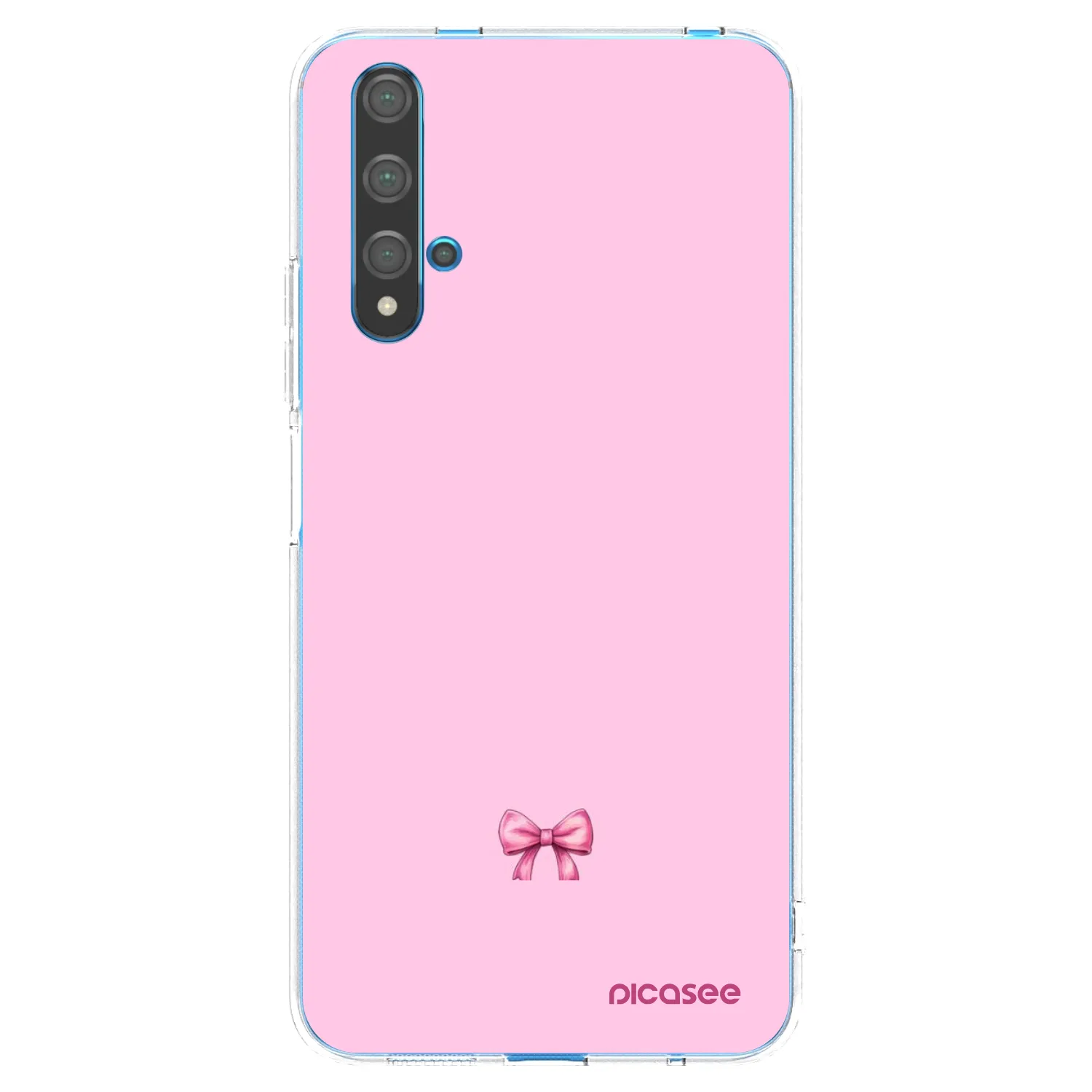 Picasee husă transparentă din silicon pentru Huawei Nova 5T - Blush bow