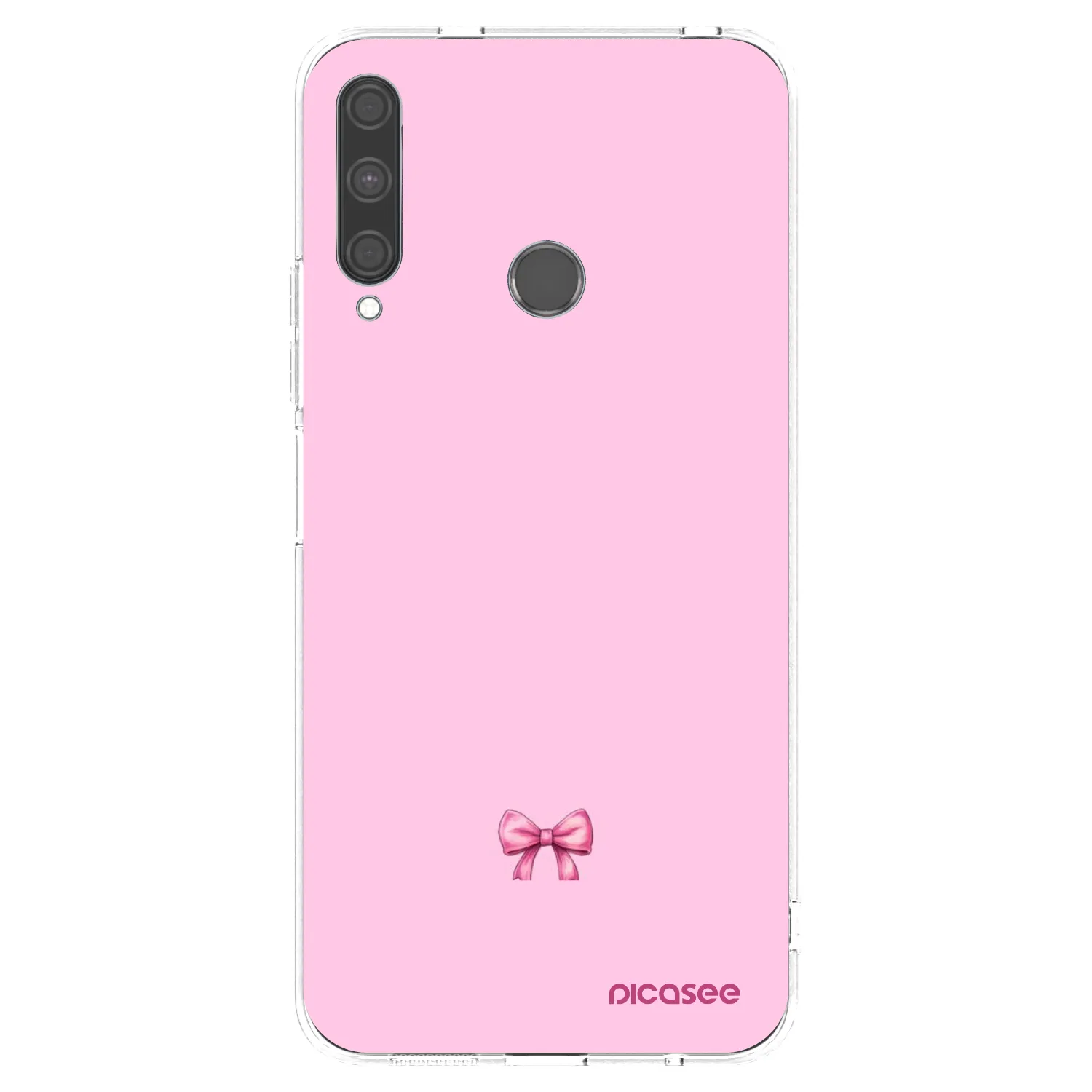 Picasee husă transparentă din silicon pentru Huawei P40 Lite E - Blush bow