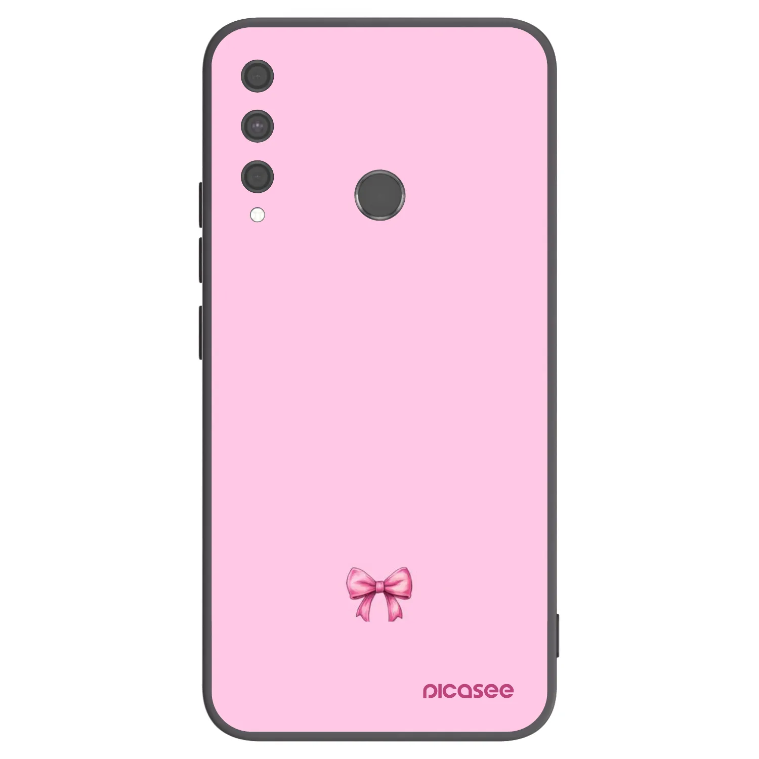 Picasee husă neagră din silicon pentru Huawei P40 Lite E - Blush bow