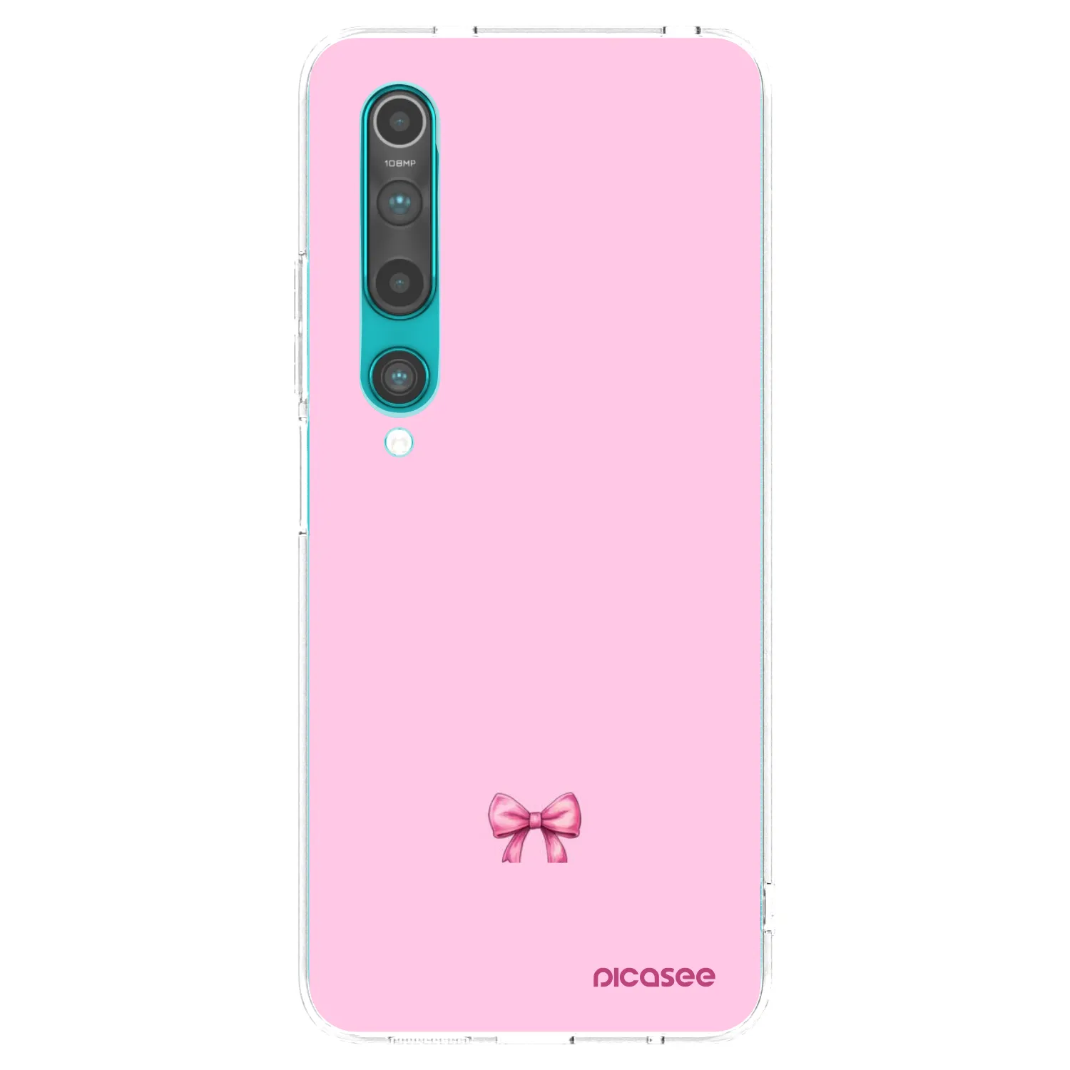 Picasee husă transparentă din silicon pentru Xiaomi Mi 10 - Blush bow