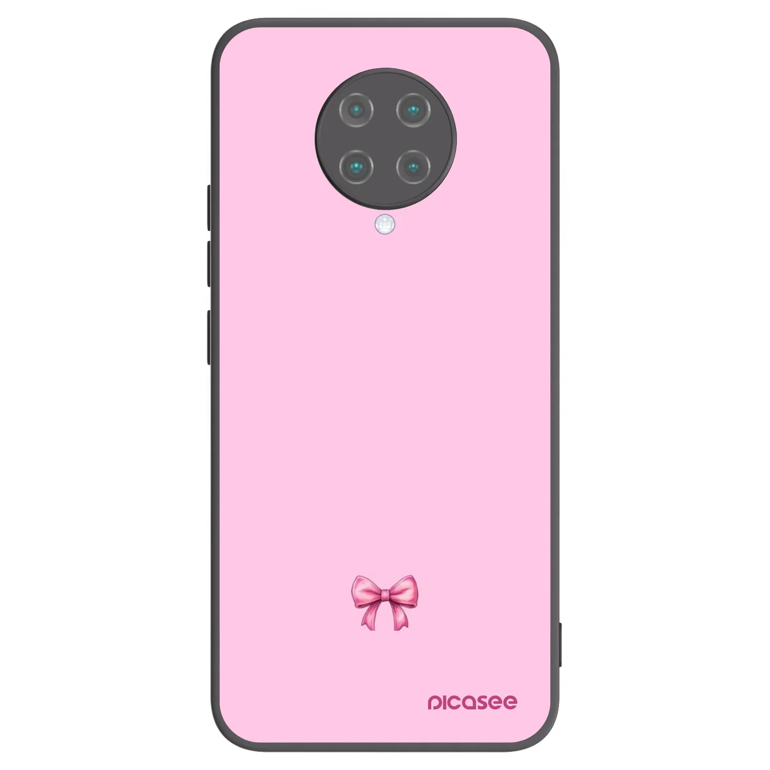 Picasee husă neagră din silicon pentru Xiaomi Poco F2 Pro - Blush bow
